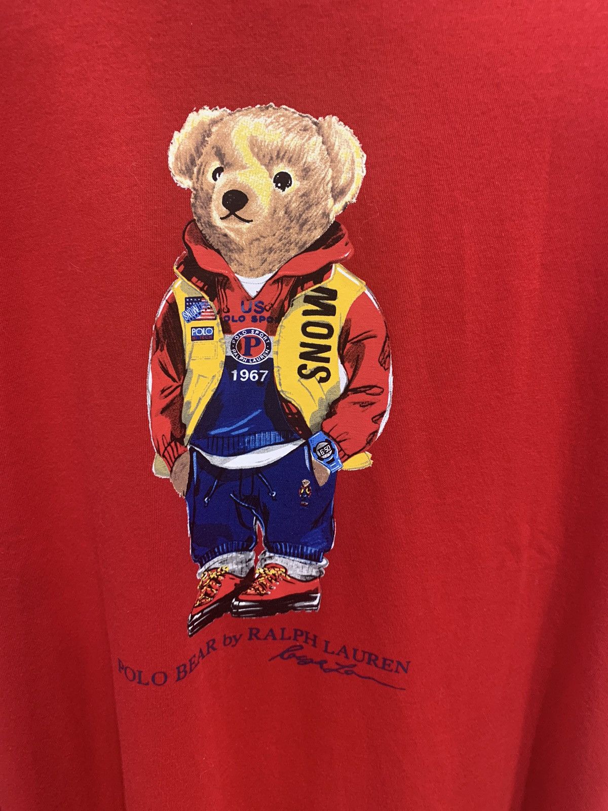 Polo Ralph Lauren Polo Ralph Lauren Polo Bear T Shirt Size US L / EU 52-54 / 3 - 2 Thumbnail