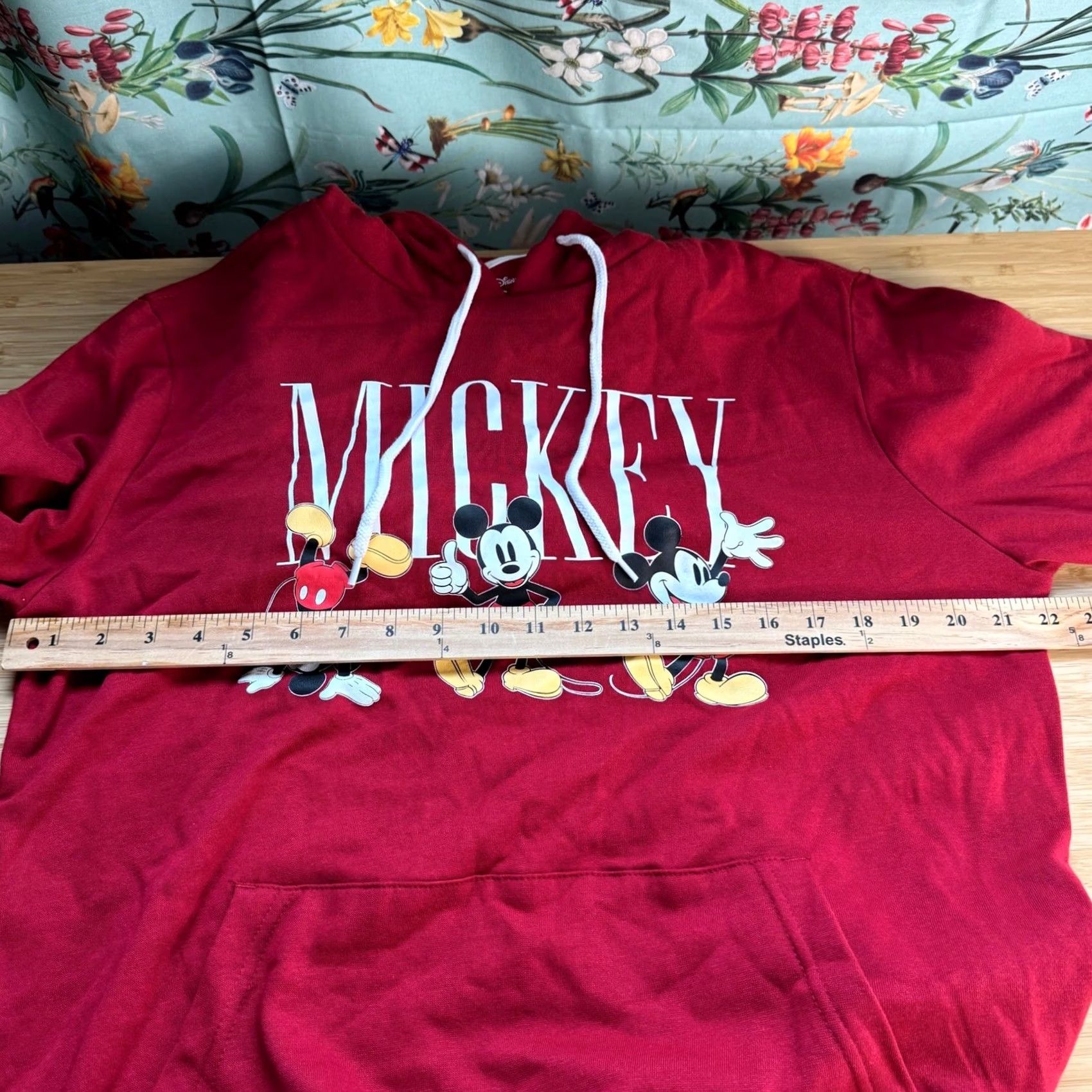 Disney Disney Mickey Mouse Red Graphic Fleece Hoodie Mens M Hybrid Apparel Size US M / EU 48-50 / 2 - 5 Thumbnail