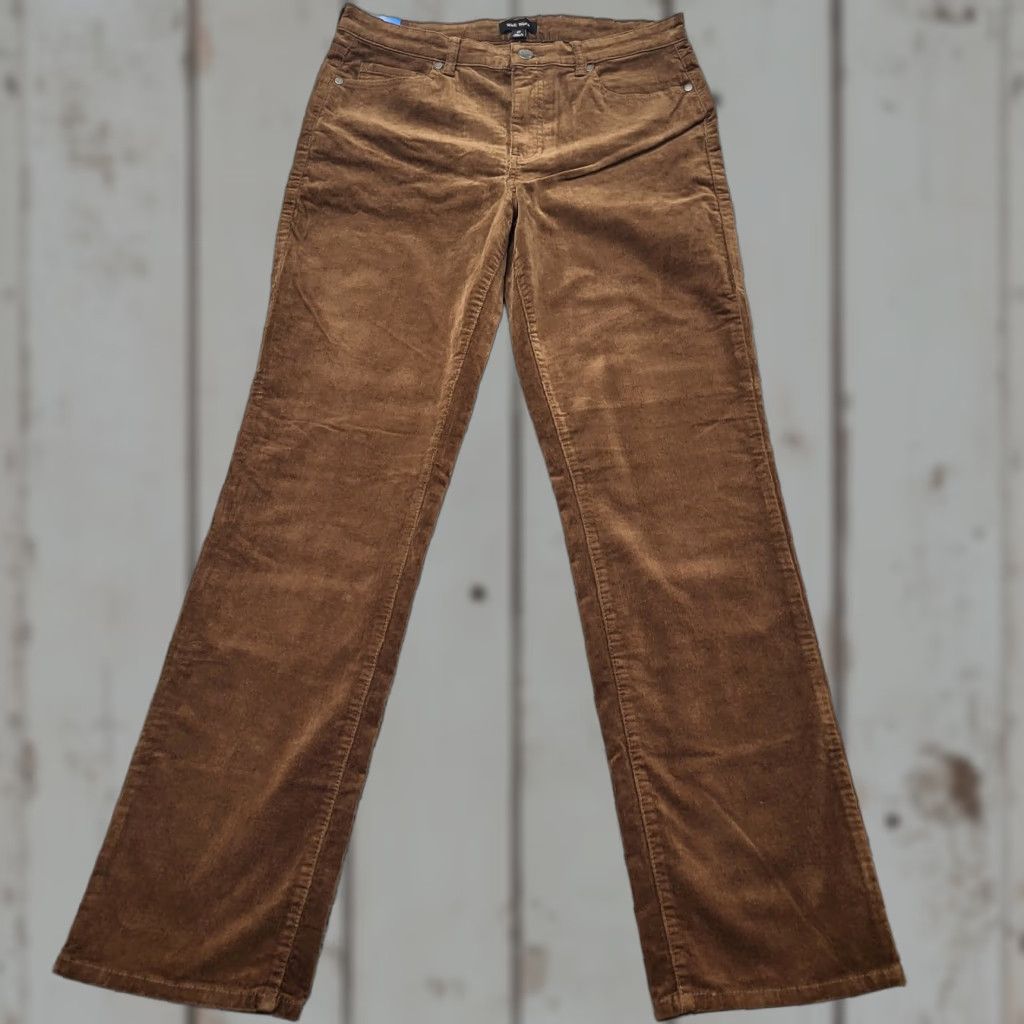 Vintage Well Worn Pants Women’s 10/30 Brown Corduroy High Rise Jeans Shirt? Size 32" / US 10 / IT 46 - 1 Thumbnail