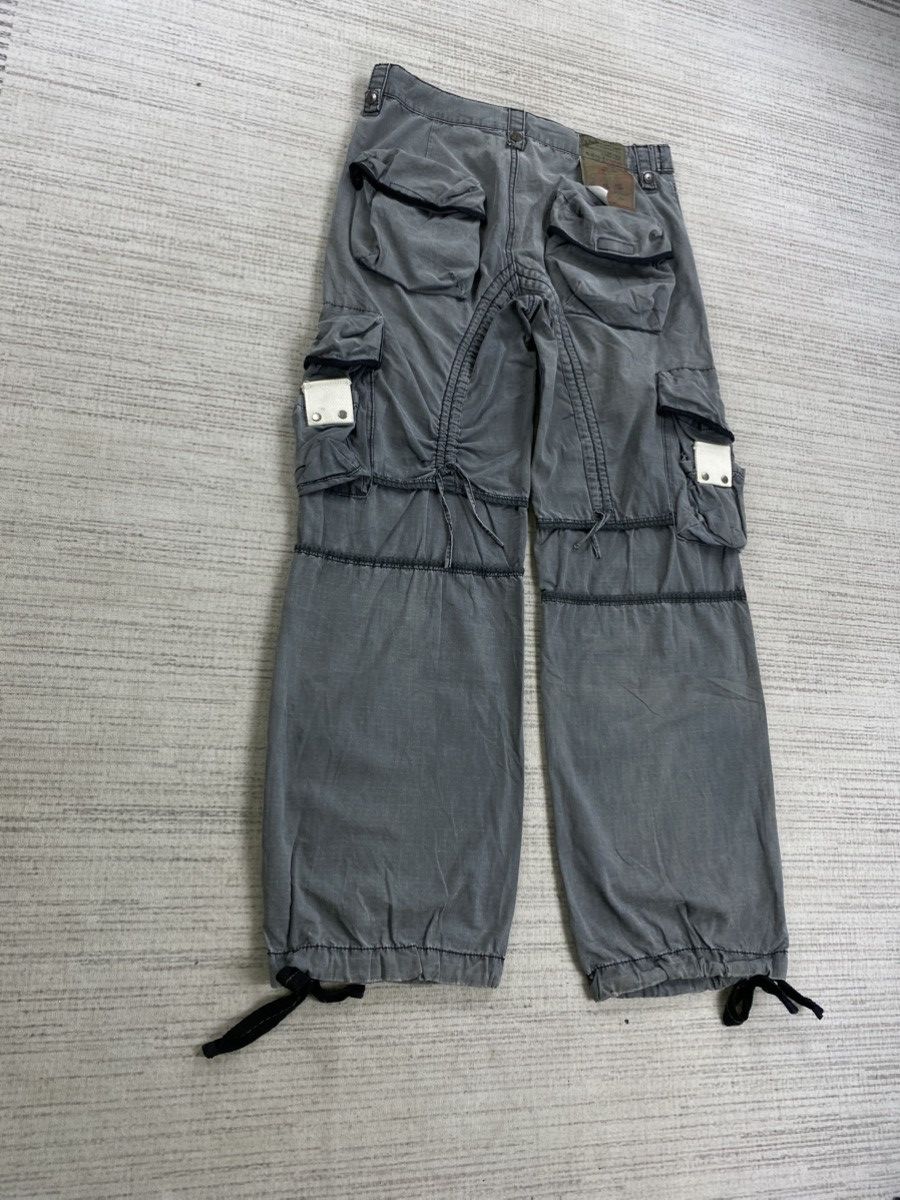 PPFM 🔥PPFM Yellow Riot Punk Bondage Multipocket Pants Size US 33 - 5 Thumbnail