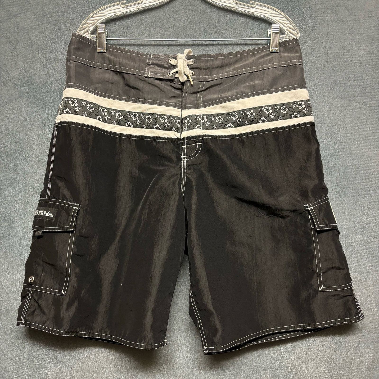 Quiksilver Vintage Quiksilver Board Shorts Mens 36 Floral Canvas Hawaii Grailed