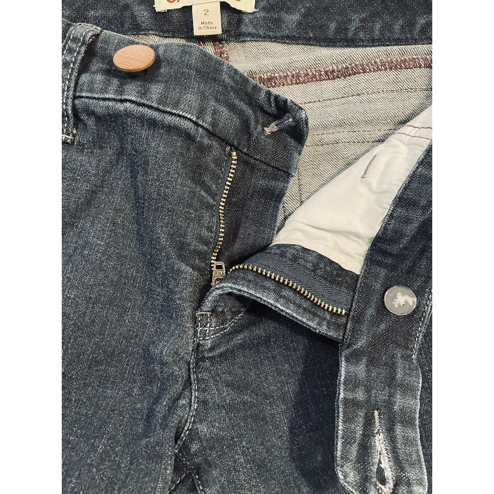 Other CAbi Jean Bermuda Shorts Women Size 2 Stretch Thick Denim Da Size 26" / US 2 / IT 38 - 6 Thumbnail