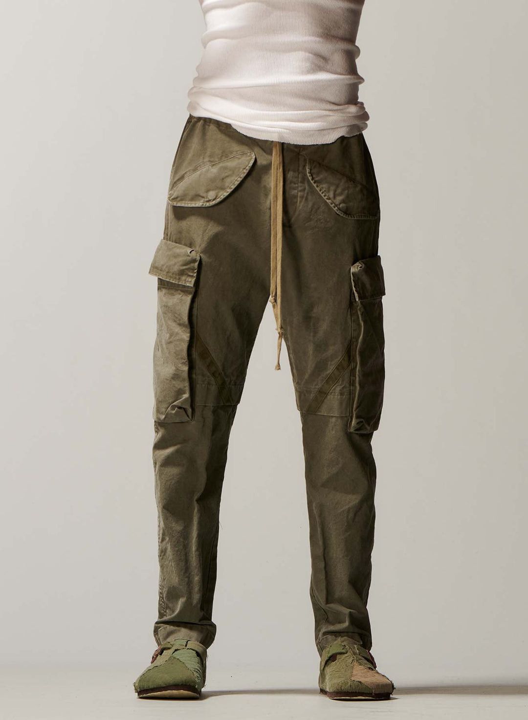 Greg Lauren $995 Greg Lauren Army 34 GL Cargo Pants Size US 29 - 3 Thumbnail