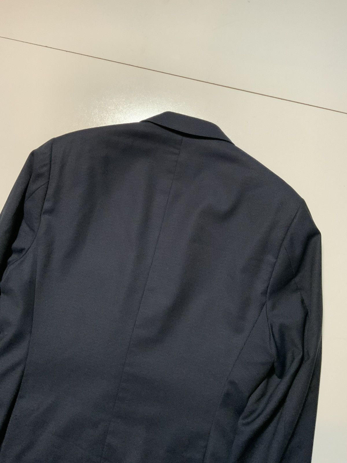 Indochino Indochino Navy Striped Wool Tuxedo Sportscoat Blazer Jacket Size US S / EU 44-46 / 1 - 9 Thumbnail