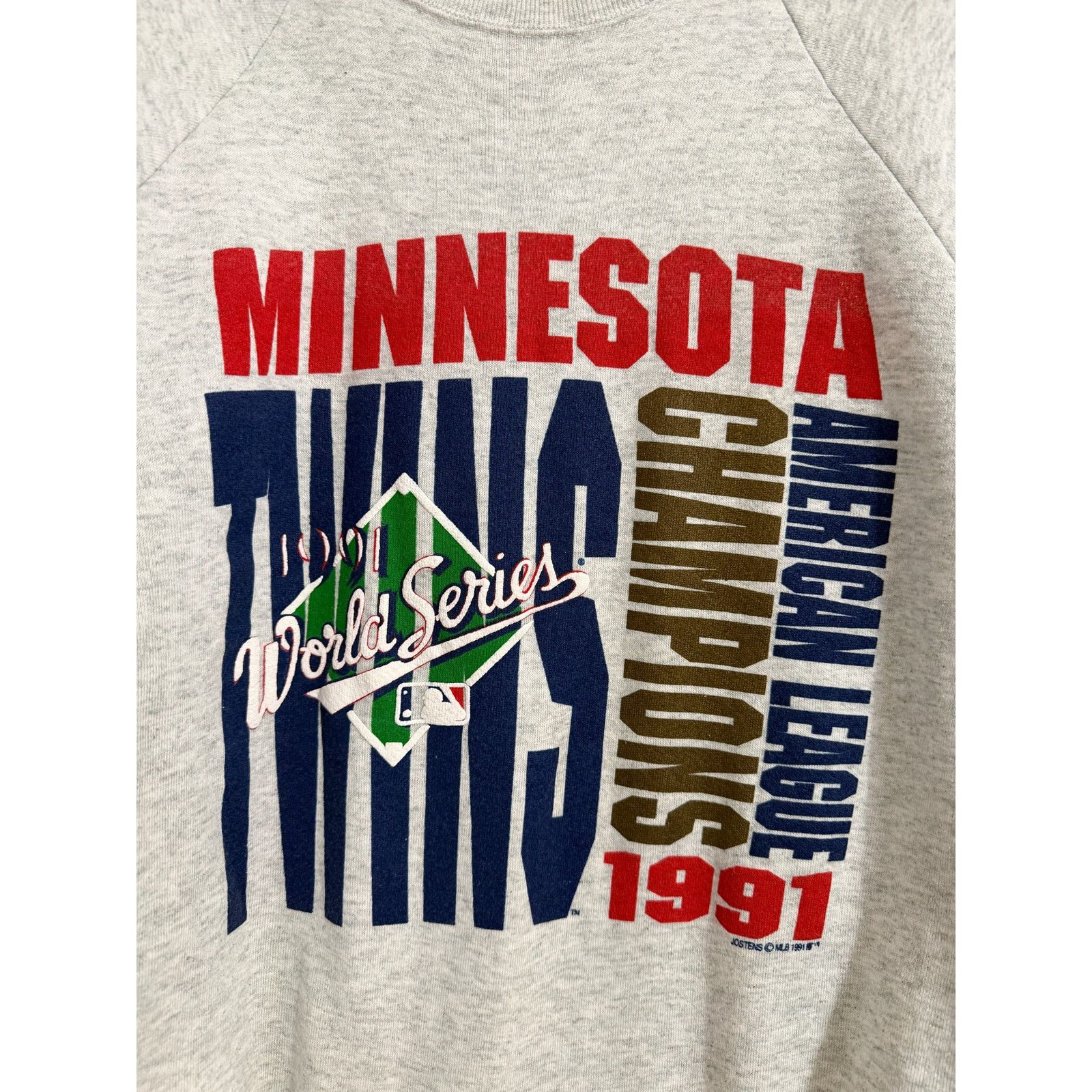 MLB Vintage Minnesota Twins 1991 AL Champs Crewneck Size XL Size US XL / EU 56 / 4 - 2 Thumbnail