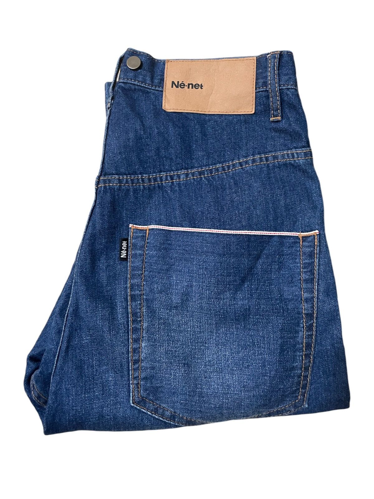 Designer × Ne-Net × Vintage Double Waist Issey Miyake Selvedge Denim Ne-Net Size US 30 / EU 46 - 3 Thumbnail