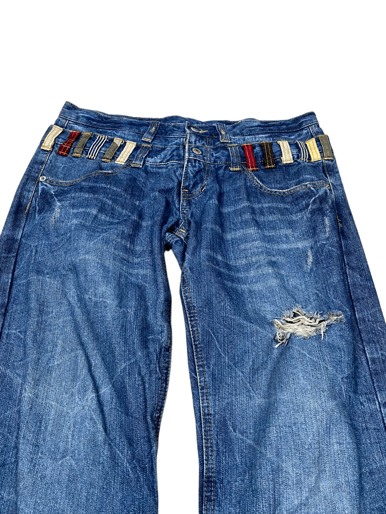 Japanese Brand × Vintage 🔥Vintage Denim Double Waist Japan 🔥 Size US 34 / EU 50 - 3 Thumbnail