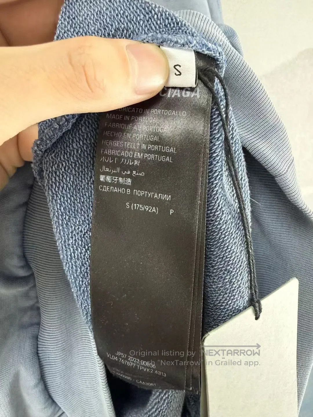 Balenciaga Balenciaga Haze Blue Oversize Letter Embroidery Hoodie. Size US M / EU 48-50 / 2 - 4 Thumbnail