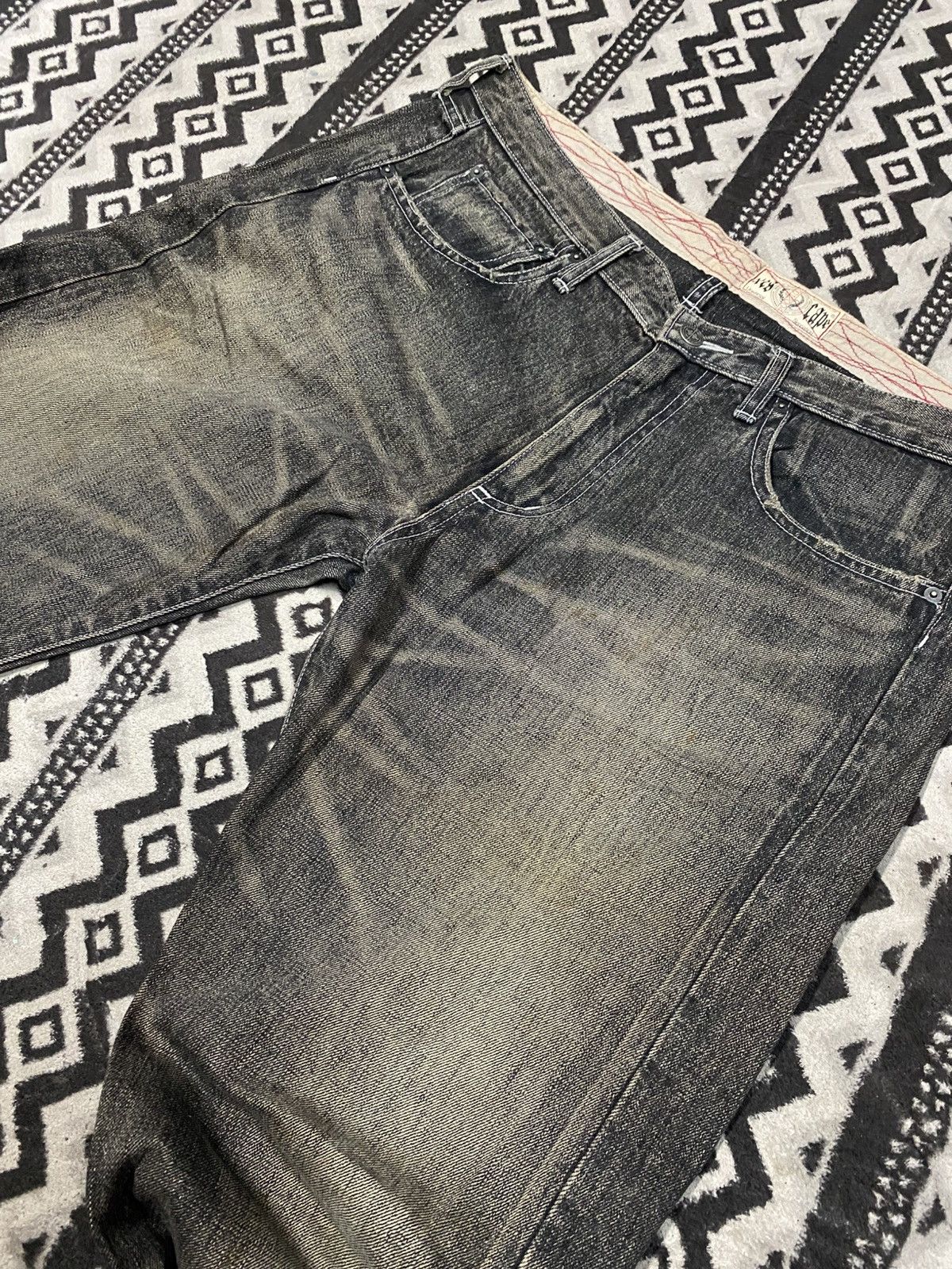 Designer × Japanese Brand Vintage Xescape Jeans Selvedge Size US 34 / EU 50 - 4 Thumbnail