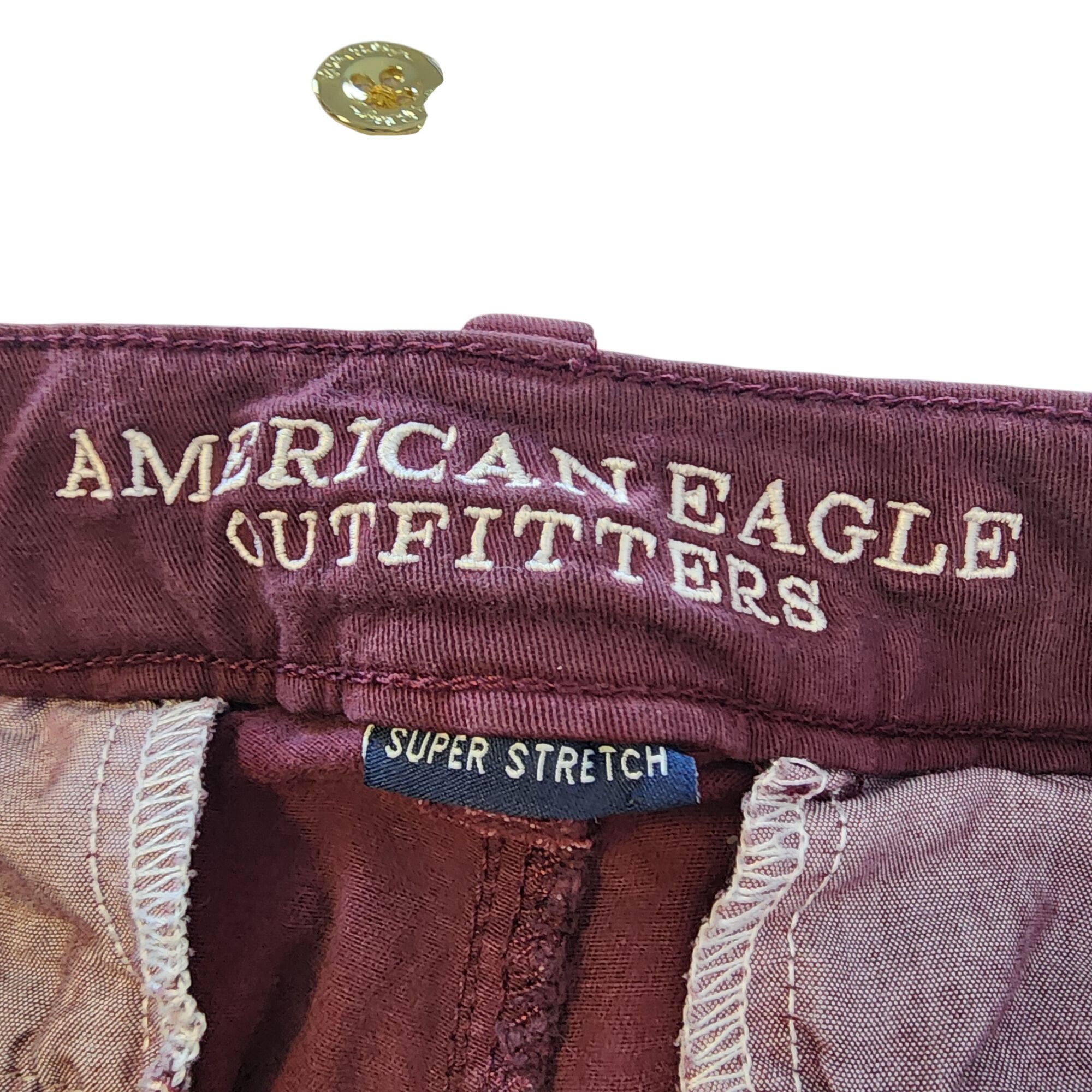 American Eagle Outfitters American Eagle Outfitters Womens Purple Midi Shorts Size 2 Size 26" / US 2 / IT 38 - 3 Thumbnail