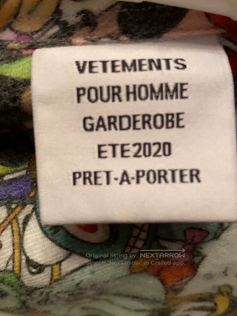 Vetements Vetements Loose Printed Cotton Shirt Size L / US 10 / IT 46 - 5 Thumbnail