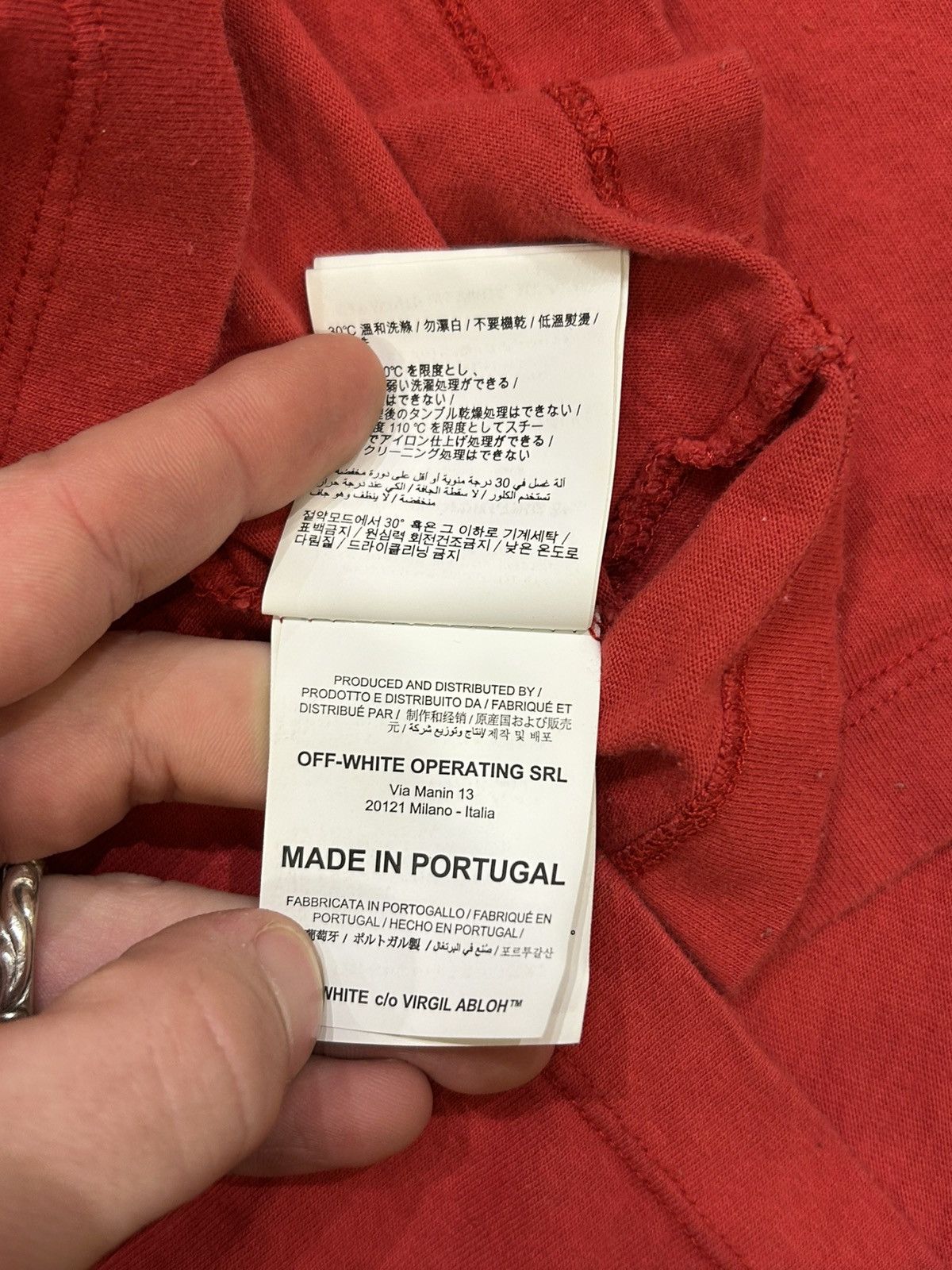 Off-White Off-White Airport Arrows Tee Size US M / EU 48-50 / 2 - 7 Thumbnail