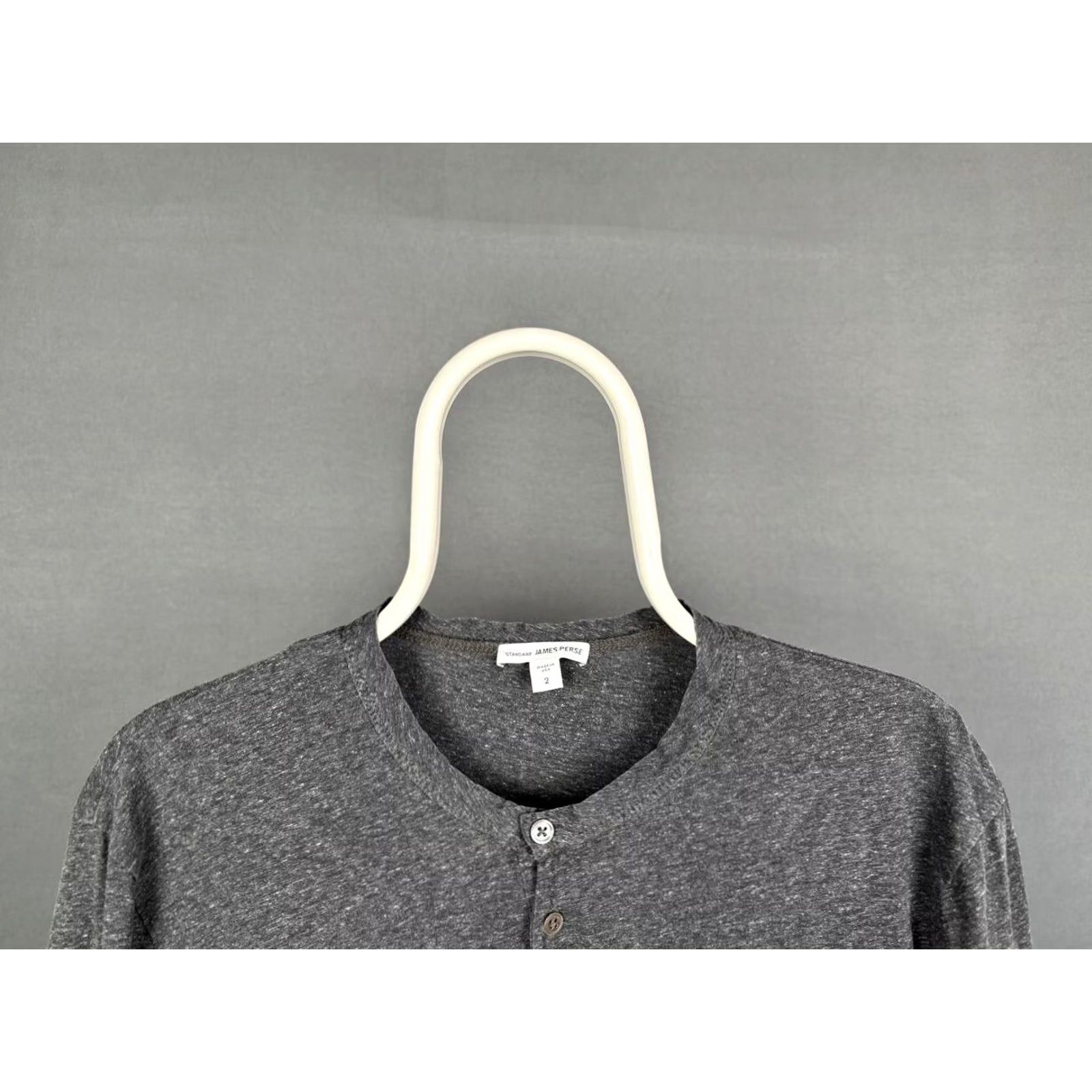 James Perse James Perse Mens Sweater Size 2 Gray Long Sleeve Classic Button Up Size US XS / EU 42 / 0 - 4 Thumbnail