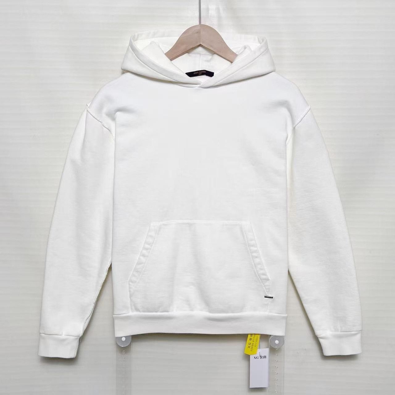 Louis Vuitton Louis Vuitton Men's White Hooded Sweatshirt Size US M / EU 48-50 / 2 - 1 Thumbnail