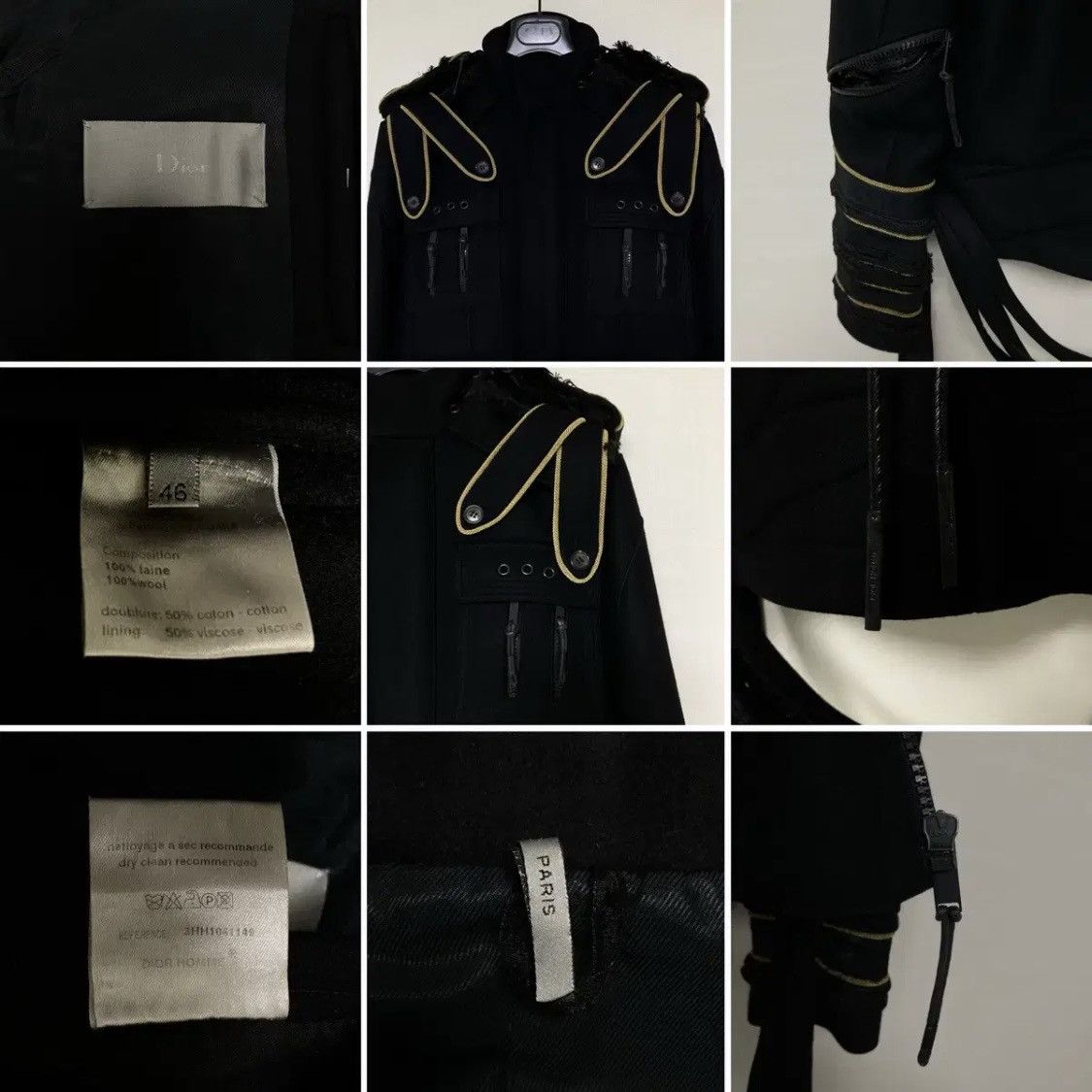 Dior Dior Homme 03AW Luster Napoleon Jacket Size US S / EU 44-46 / 1 - 8 Thumbnail