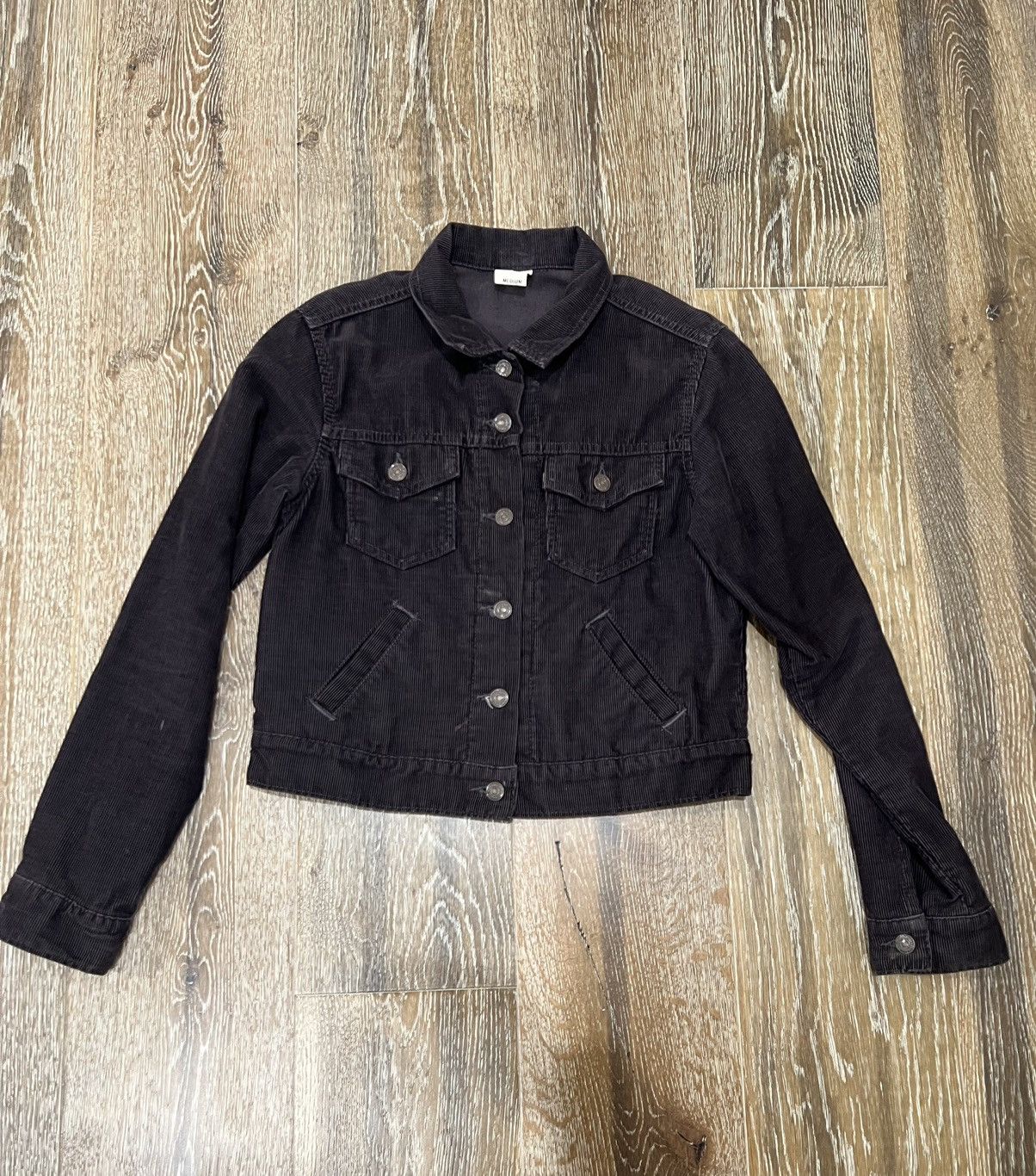 Levi's × Vintage Vintage womens 1996 Levis corduroy cropped trucker jacket Size M / US 6-8 / IT 42-44 - 2 Thumbnail