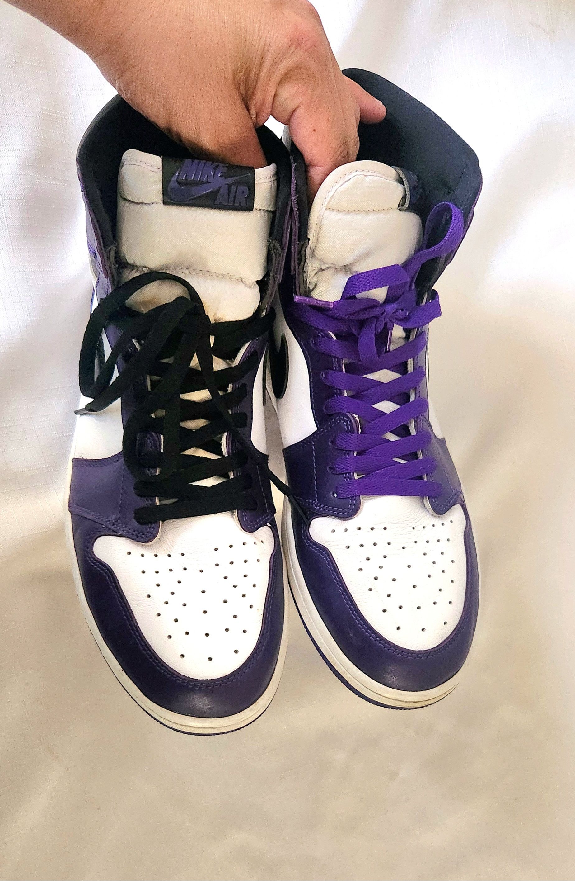 Nike Jordan 1 Retro OG High Court Purple 2.0 Nike Sz 14 sneakers Size US 14 / EU 47 - 9 Thumbnail