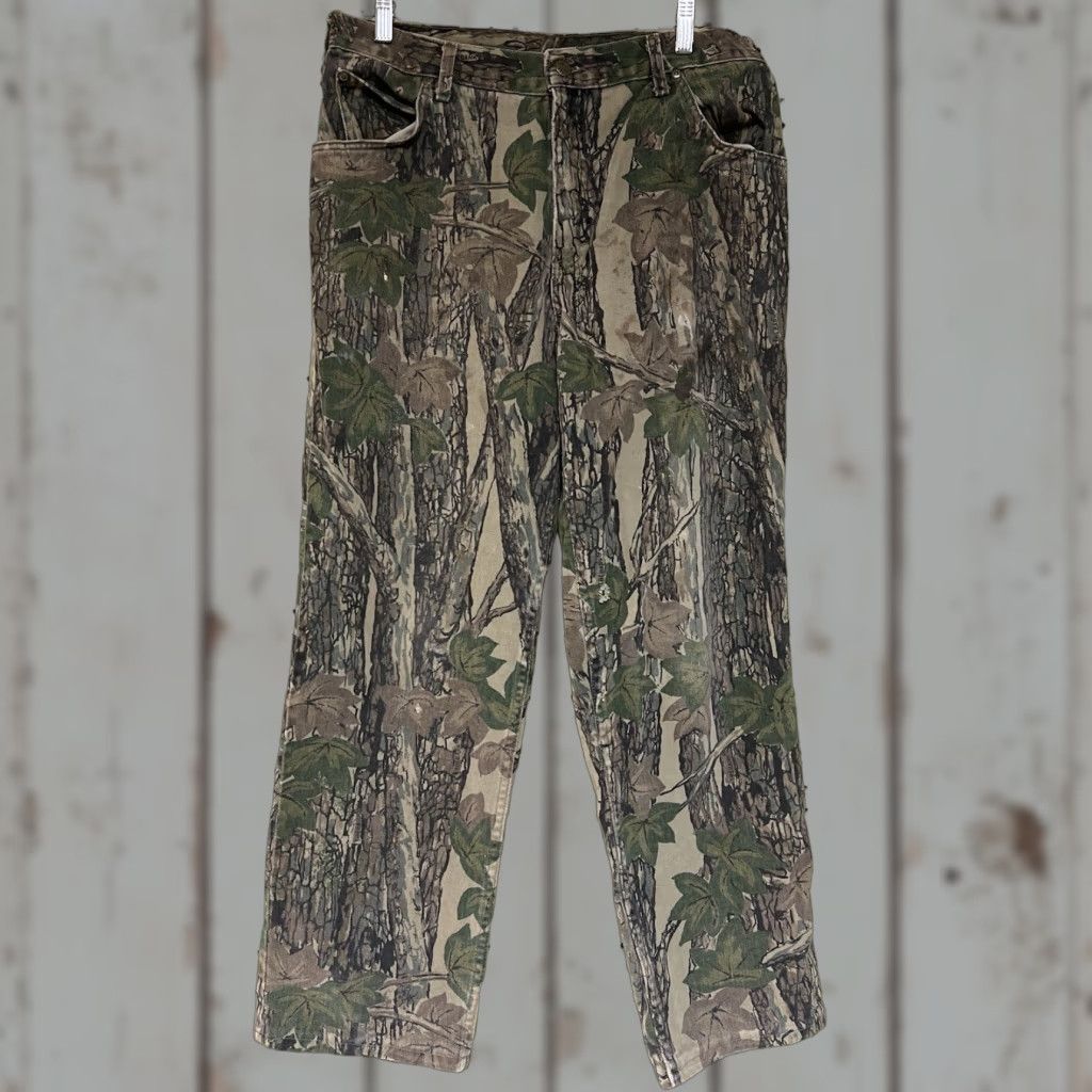 Vintage VINTAGE Cabela’s Pants Cargo Camouflage Brown 34x30 USA Made Men’s 90s Nature - Jeans Straight Leg Regular Fit Extra Details: Inseam 31 in? Size US 34 / EU 50 - 1 Thumbnail