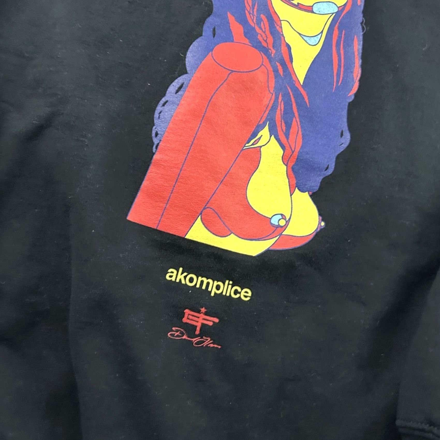 Vintage Akomplice Pullover Sweatshirt Crewneck Men L Black Size US L / EU 52-54 / 3 - 5 Thumbnail