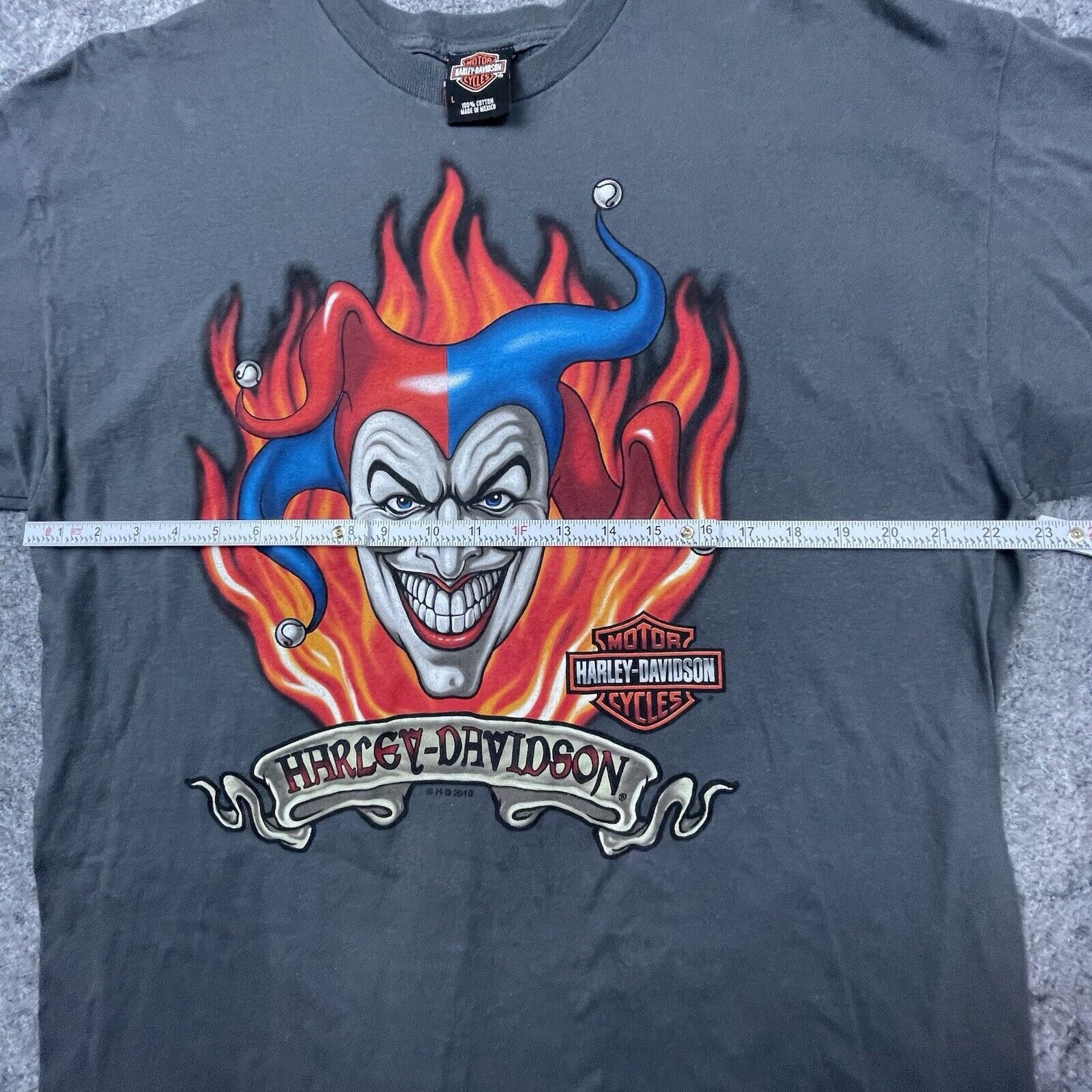 Harley Davidson Harley Davidson Shirt Large Flames Jester Tokyo Japan Rare Size US L / EU 52-54 / 3 - 6 Thumbnail
