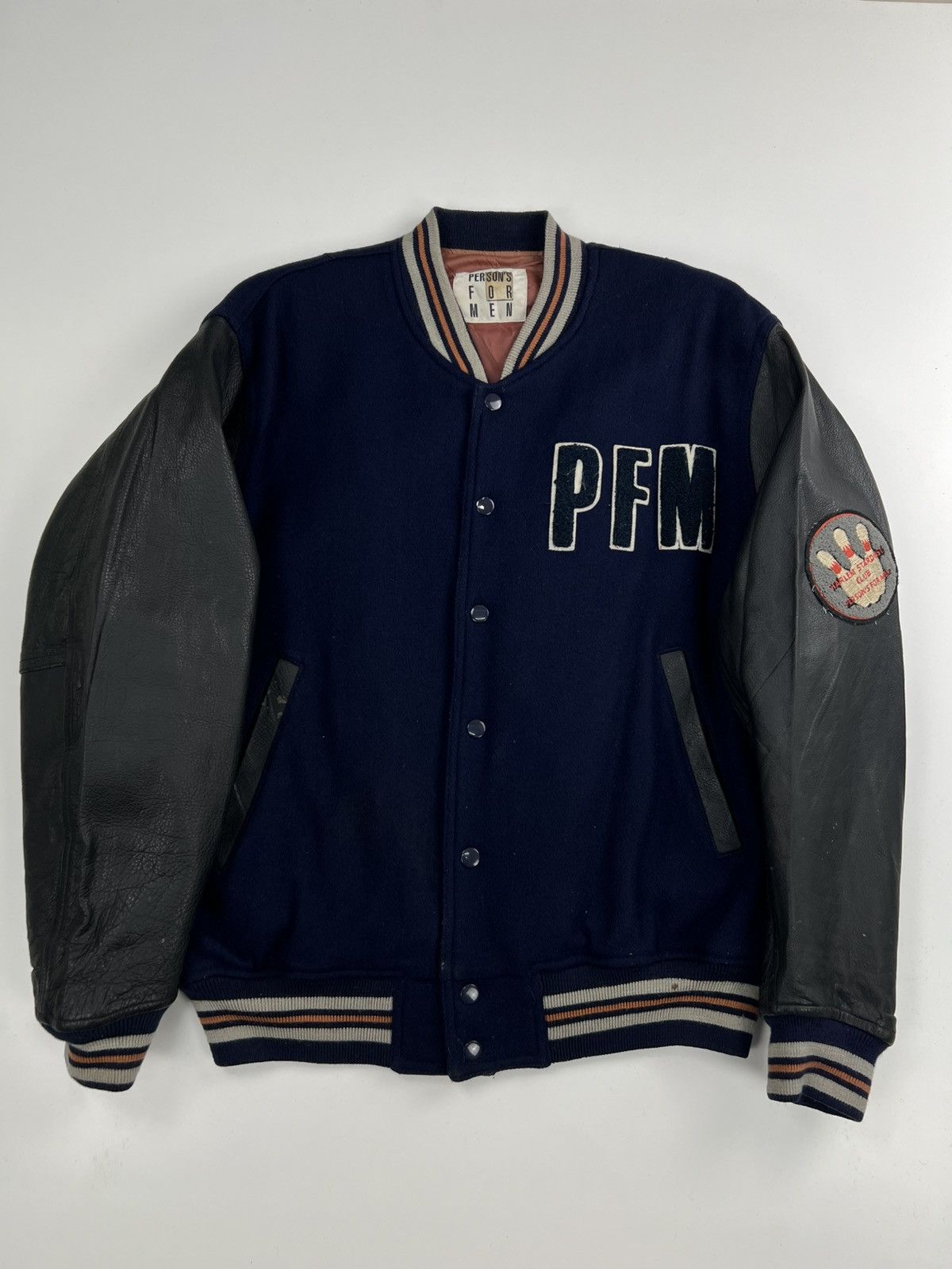 VINTAGE PERSON FOR MEN VARSITY JACKET