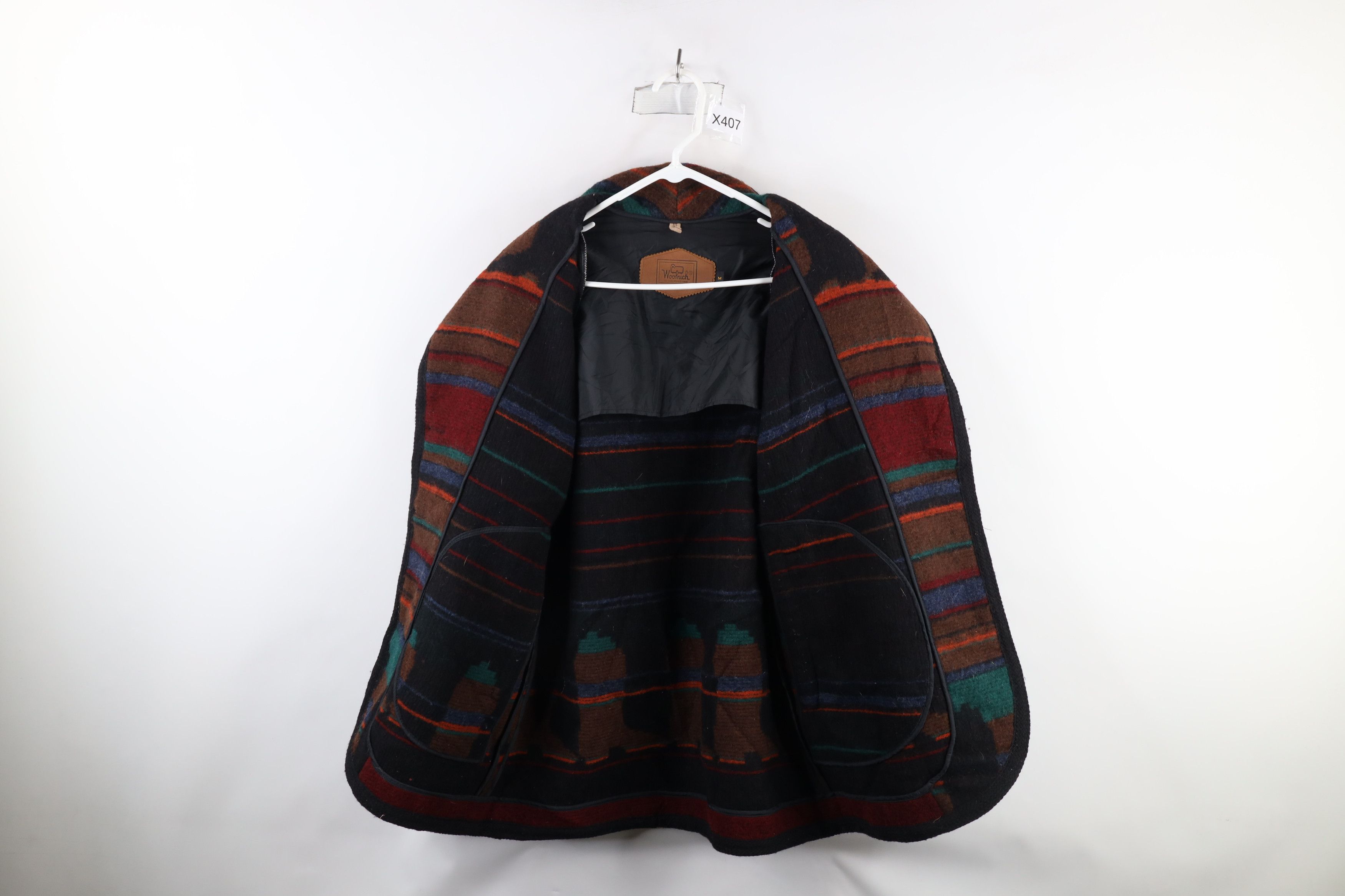 Vintage × Woolrich Woolen Mills Vintage 90s Woolrich Southwestern Wool Blanket Jacket USA Size M / US 6-8 / IT 42-44 - 7 Thumbnail