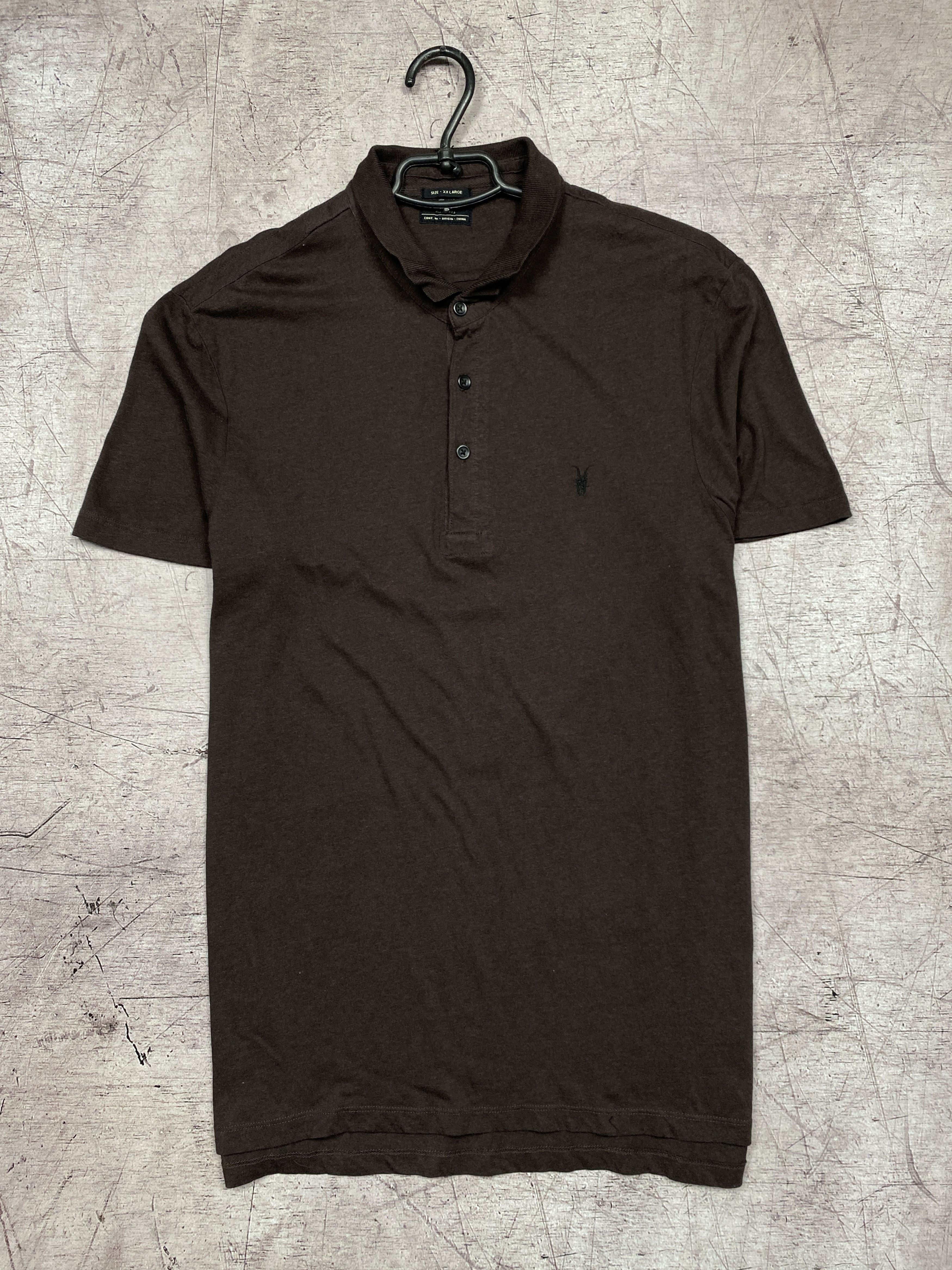 Allsaints Allsaints Mens Bramford Polo Shirt Size US XXL / EU 58 / 5 - 1 Thumbnail