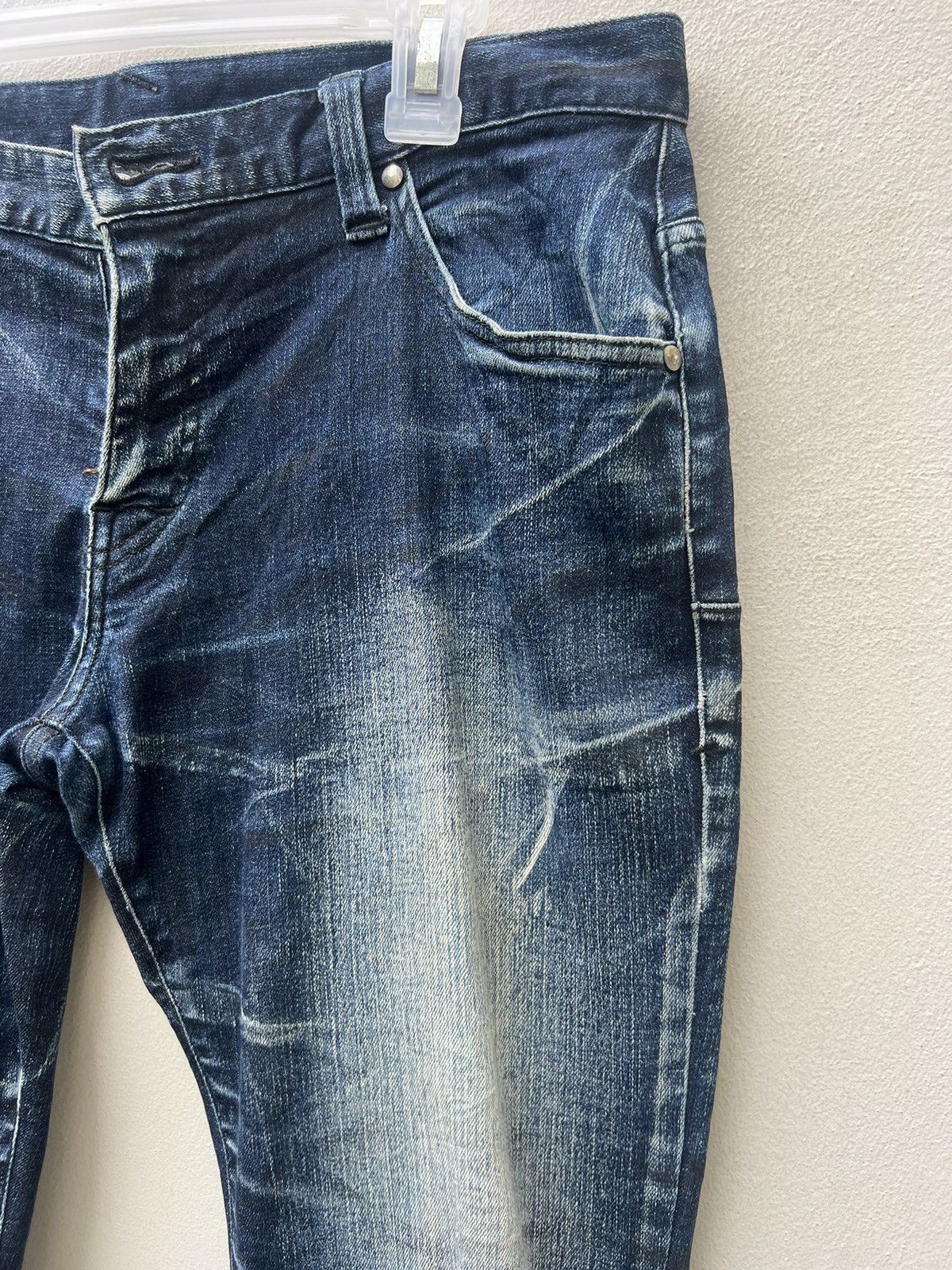 Tornado Mart Vintage Tornado Mart Distress Fade Denim Stretch Flare Jeans Size US 32 / EU 48 - 10 Thumbnail