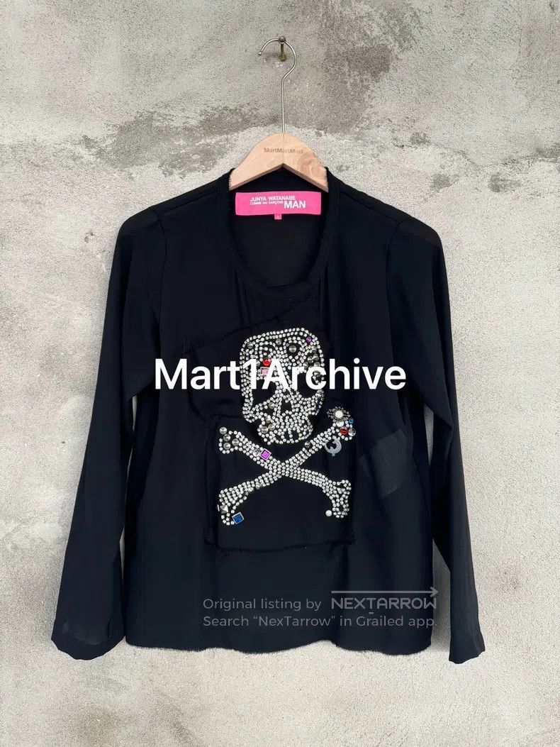 Comme des Garcons Comme des Garcons Gem skull long-sleeve Size US S / EU 44-46 / 1 - 1 Thumbnail