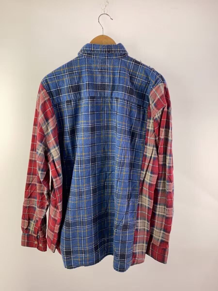 Needles Reconstructed Rebuild Flannel Button Shirt Size US L / EU 52-54 / 3 - 2 Thumbnail