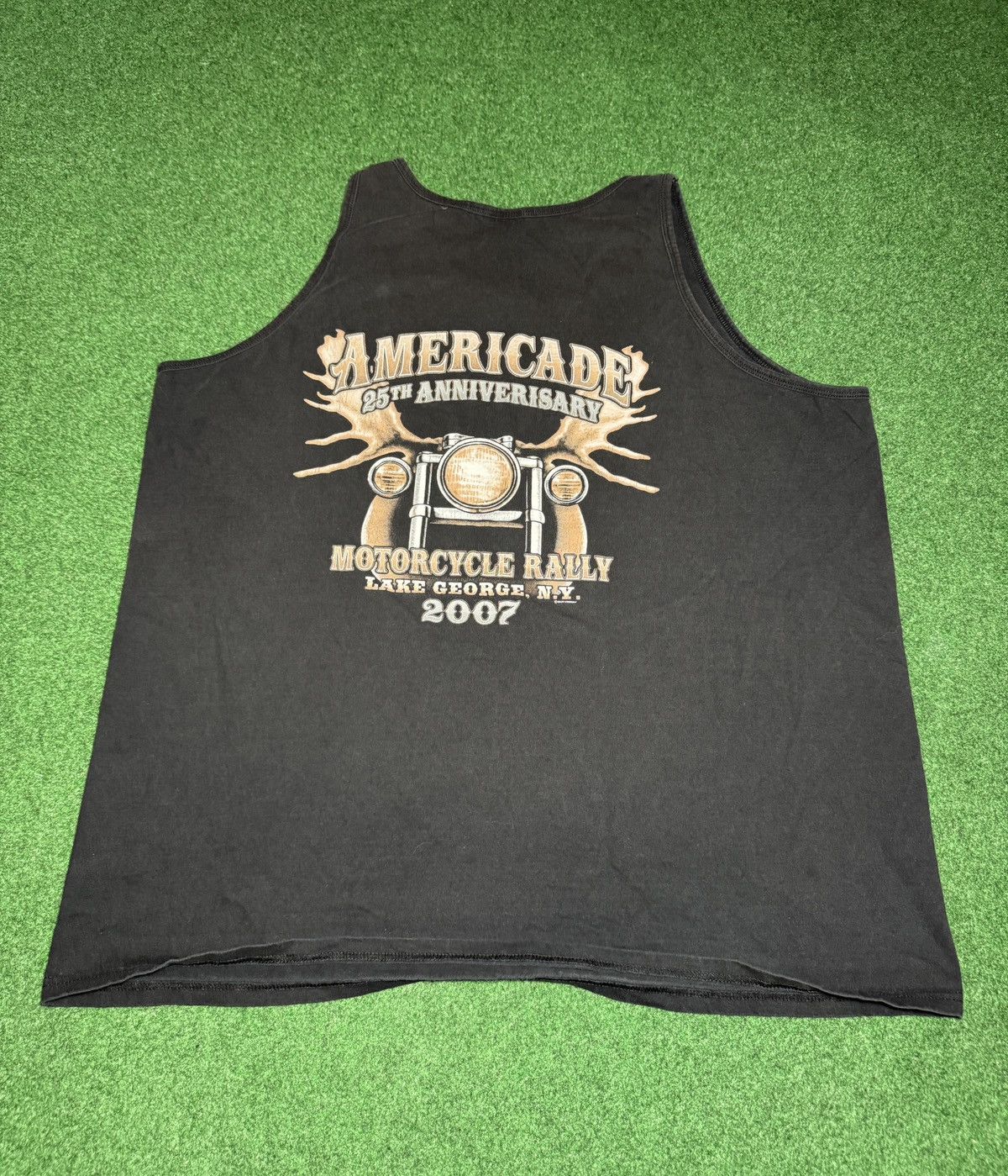 Harley Davidson Americade Lake George NY Biker Rally Moose Tank Top XL Size US XL / EU 56 / 4 - 3 Thumbnail