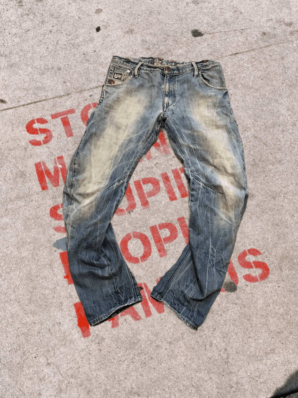 G-Star G STAR 3D SLIM Men’s Vintage Wash Jeans Regular Fit W34 L30 Size US 34 / EU 50 - 1 Thumbnail