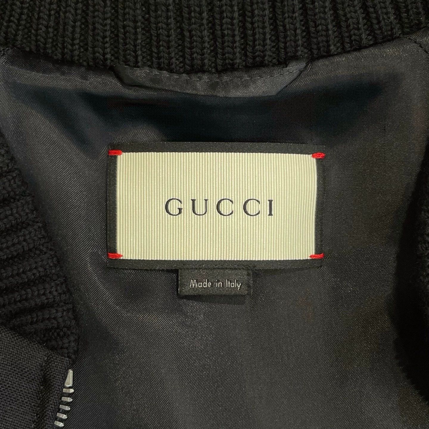 Gucci black embroidered bomber jacket size 46 Size US S / EU 44-46 / 1 - 5 Thumbnail
