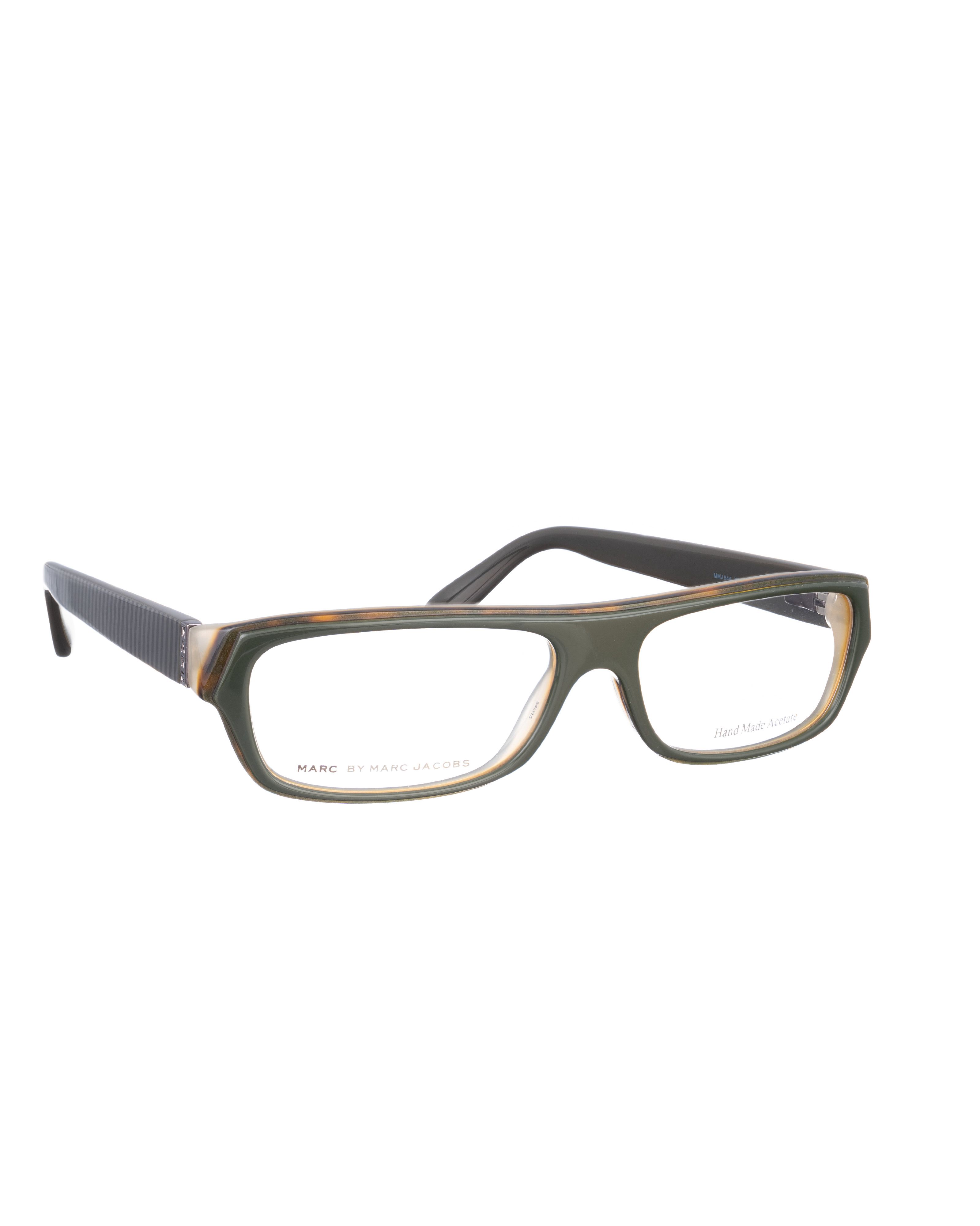 Marc by Marc Jacobs 00s Brownish Green Striped Glasses