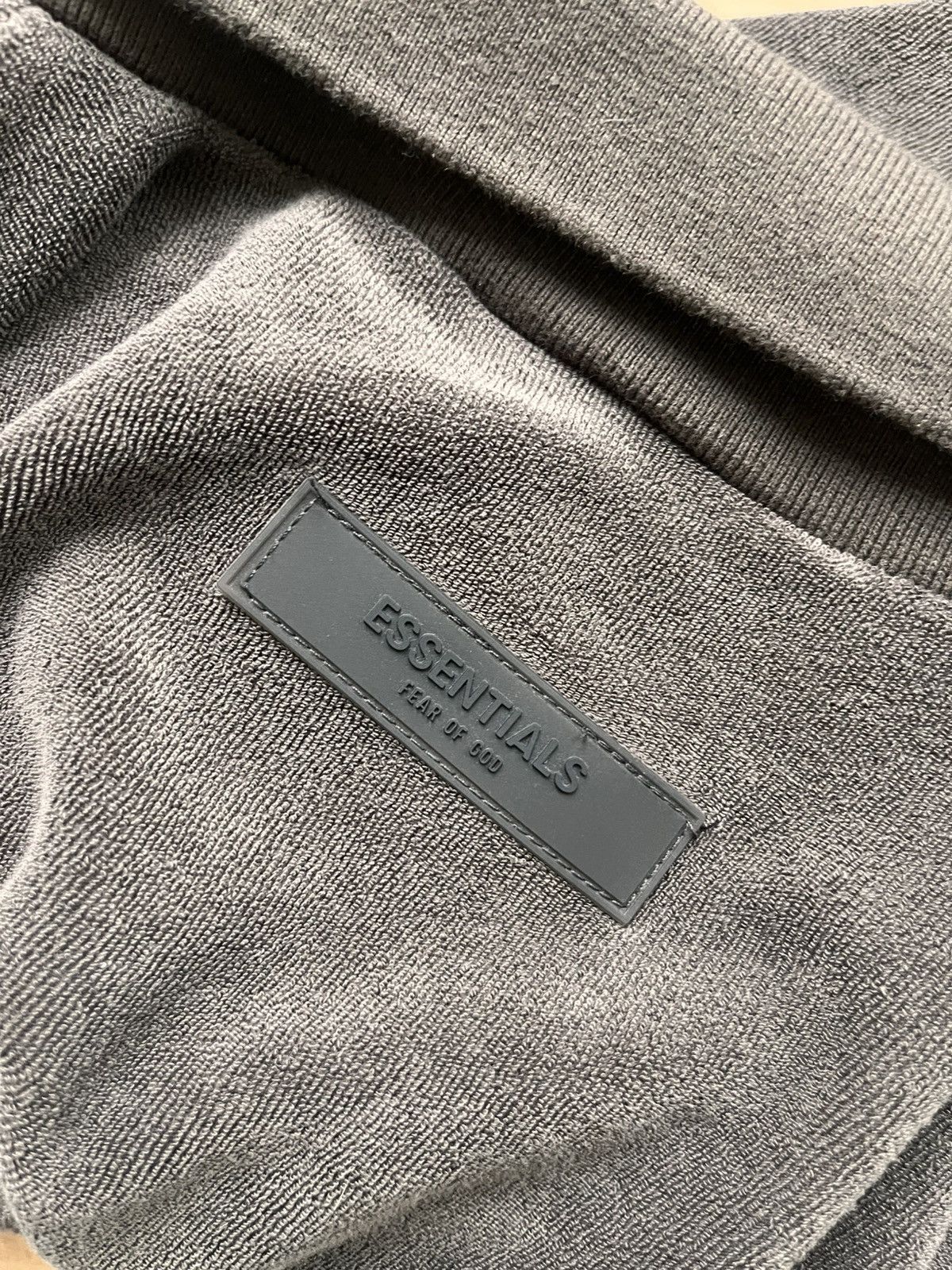 Fear of God Fear of God Essentials dark grey terrycloth polo Size US S / EU 44-46 / 1 - 6 Thumbnail