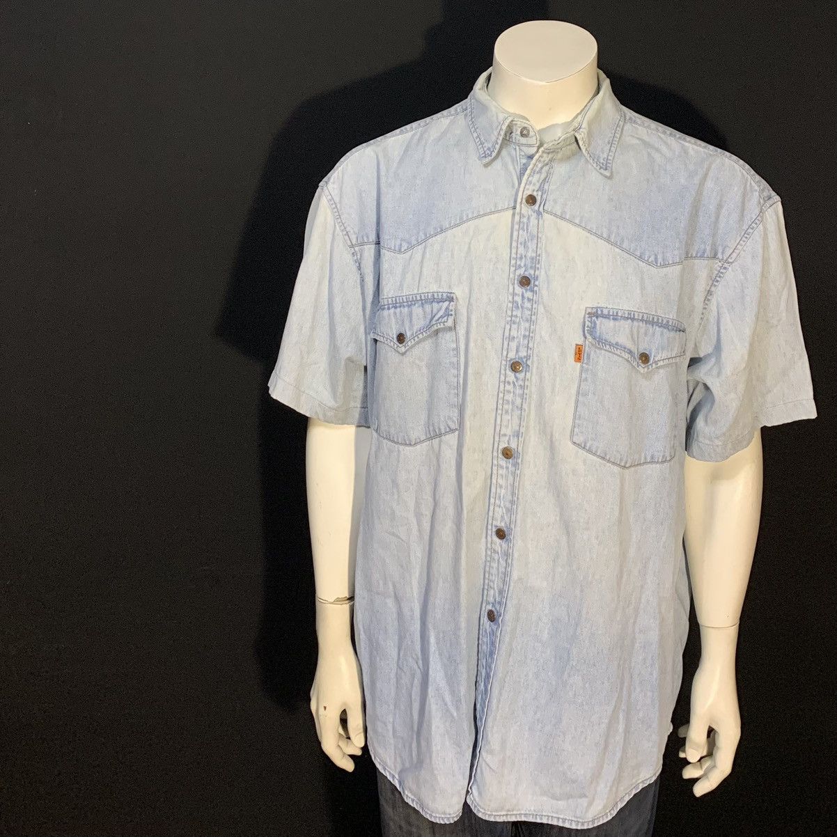 Levi's × Vintage Rare LEVI'S Vintage 80's Men's Light Blue Western Shirt XXL Size US XXL / EU 58 / 5 - 1 Thumbnail