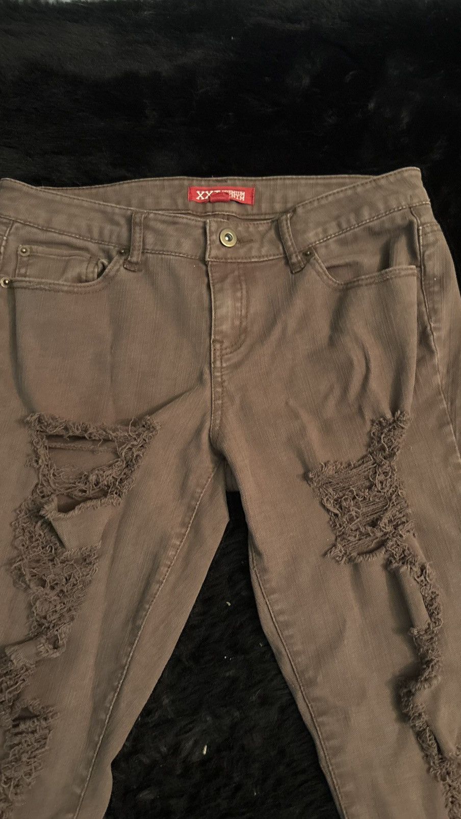 Other Brown ripped premium denim jeans Size US 28 / EU 44 - 4 Thumbnail
