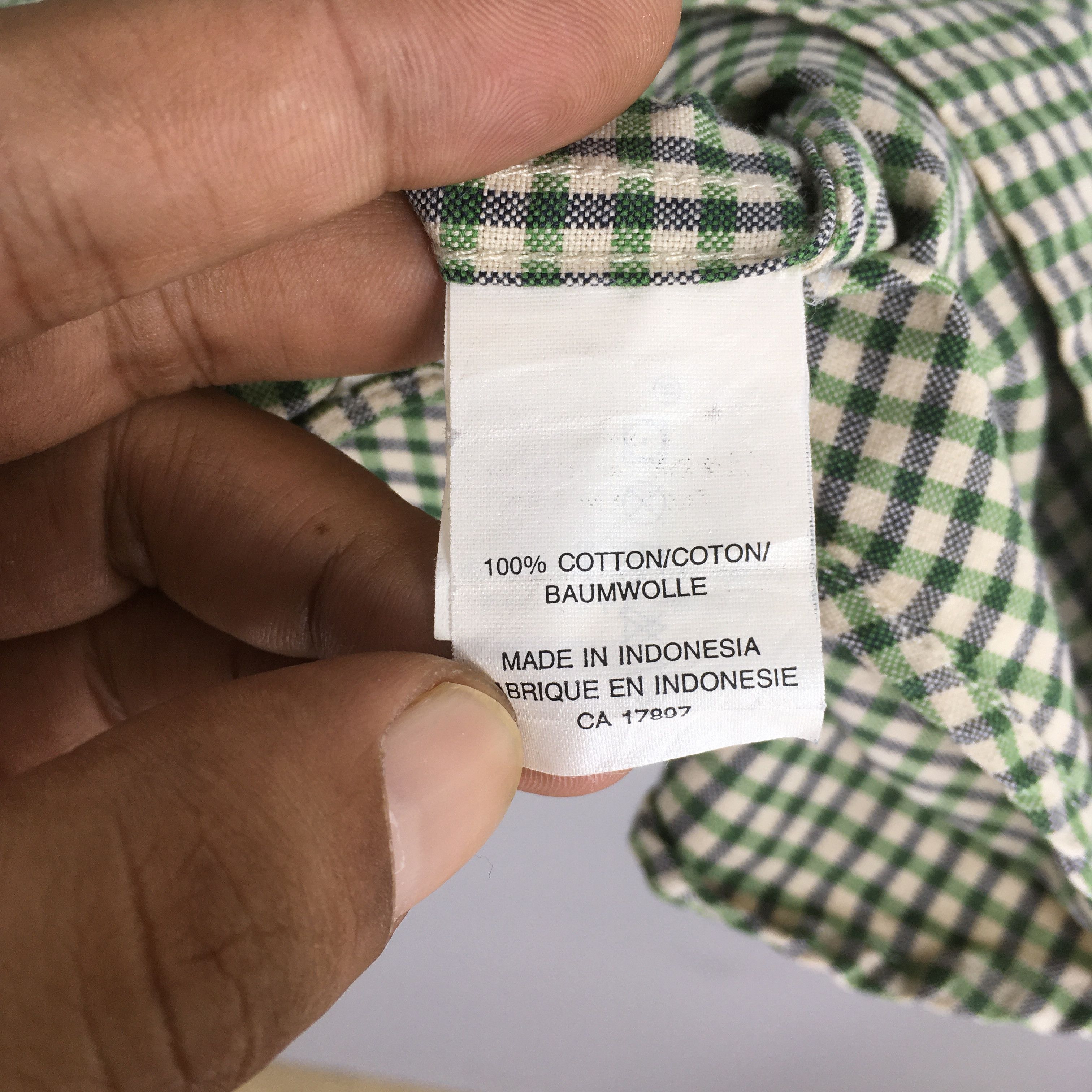 Gap Vintage 90s Gap Plaid Checkered Flannel Shirt Medium Size US M / EU 48-50 / 2 - 6 Thumbnail