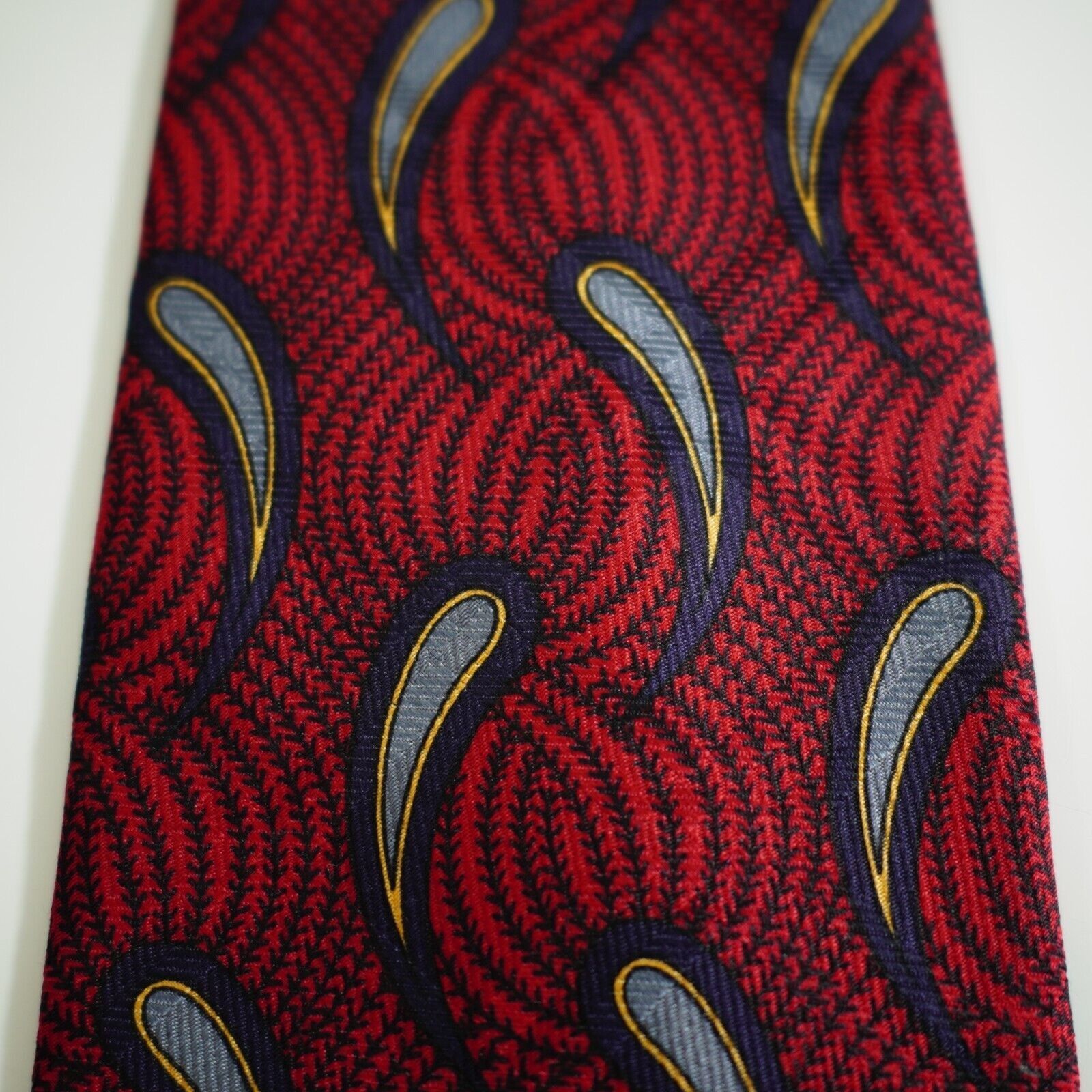 Robert Talbott Robert Talbott Studio Carmel Valley Red Paisley Jacquard Pri Size ONE SIZE - 2 Thumbnail