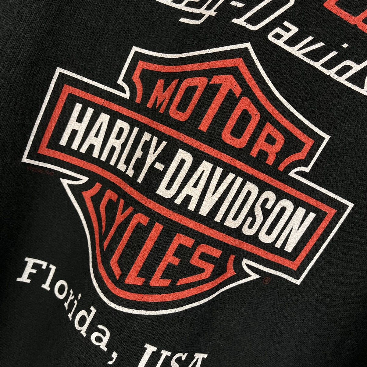 Harley Davidson Vintage Harley Davidson Orlando Skulls Big Logo T Shirt 00’s Size US XL / EU 56 / 4 - 15 Thumbnail
