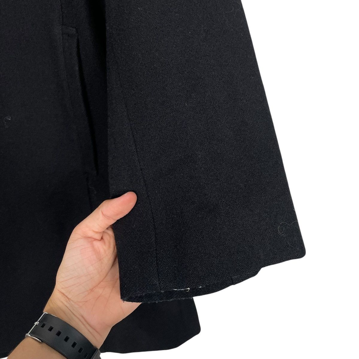Jean Paul Gaultier Gaultier Homme Object Wool Black Coat Size US M / EU 48-50 / 2 - 14 Thumbnail