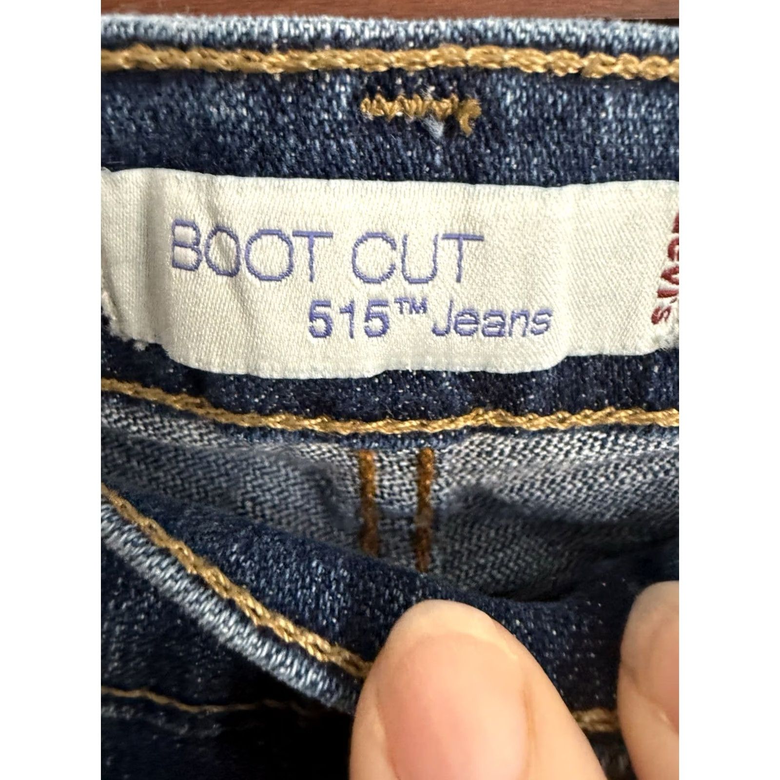 Levi's Levi's Jeans 8 Short Dark Wash Bootcut Womens Regular Levi's 515 Blue Denim Casual Work Weekend Pants Ladies Jeans - 80s? No, not applicable Size 30" / US 8 / IT 44 - 3 Thumbnail