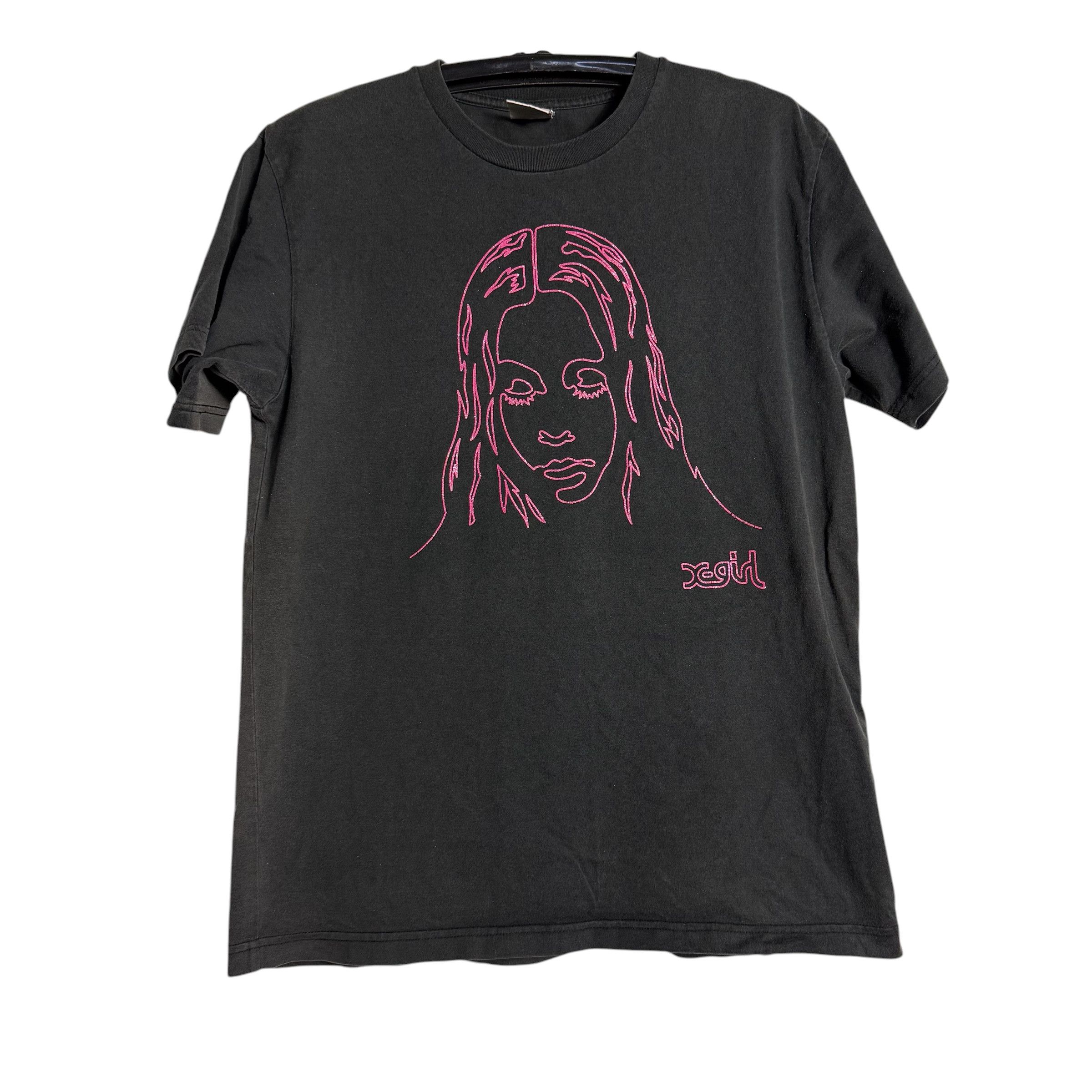 X-Girl 🔥RARE🔥Vintage X-Girl Streetwear Neon Face T-shirt Size L / US 10 / IT 46 - 1 Thumbnail
