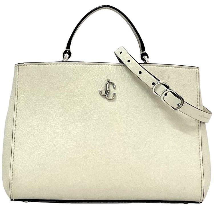 JIMMY CHOO Handbag White Leather