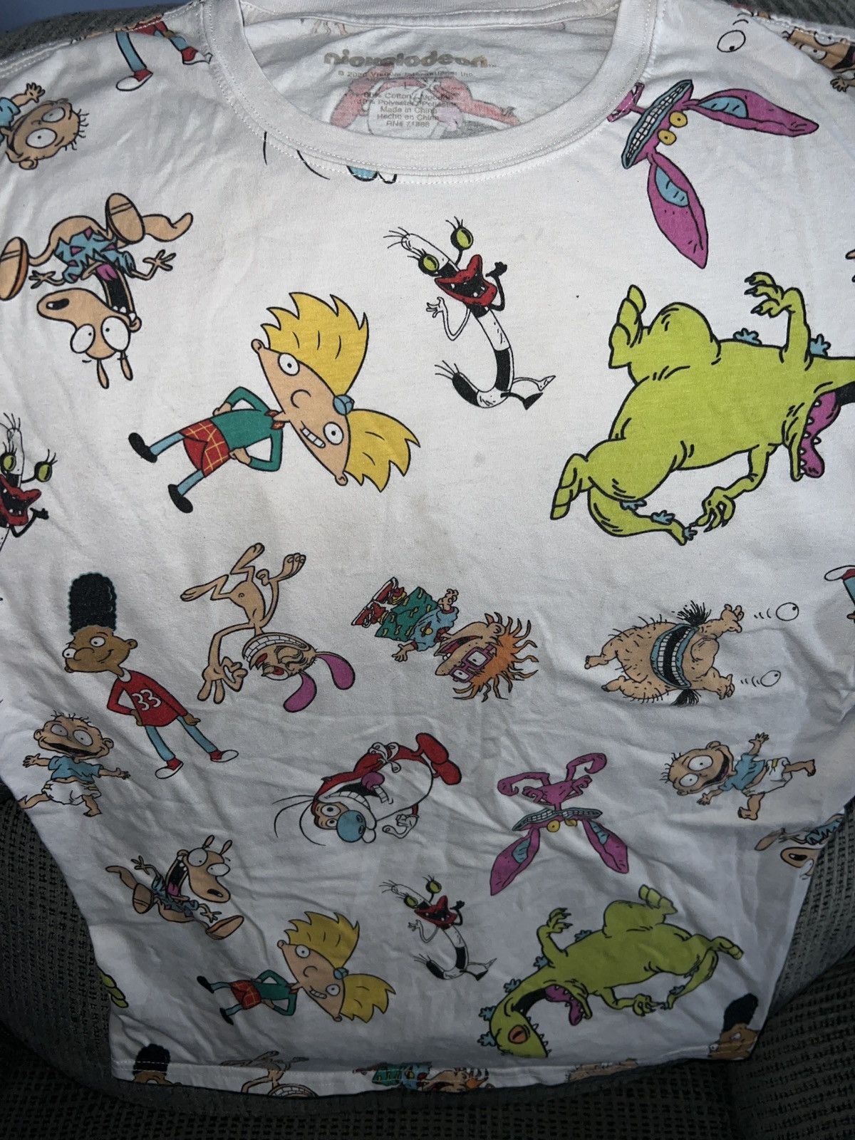 Nickelodeon Nickelodeon All-Over Tee Size US L / EU 52-54 / 3 - 2 Thumbnail