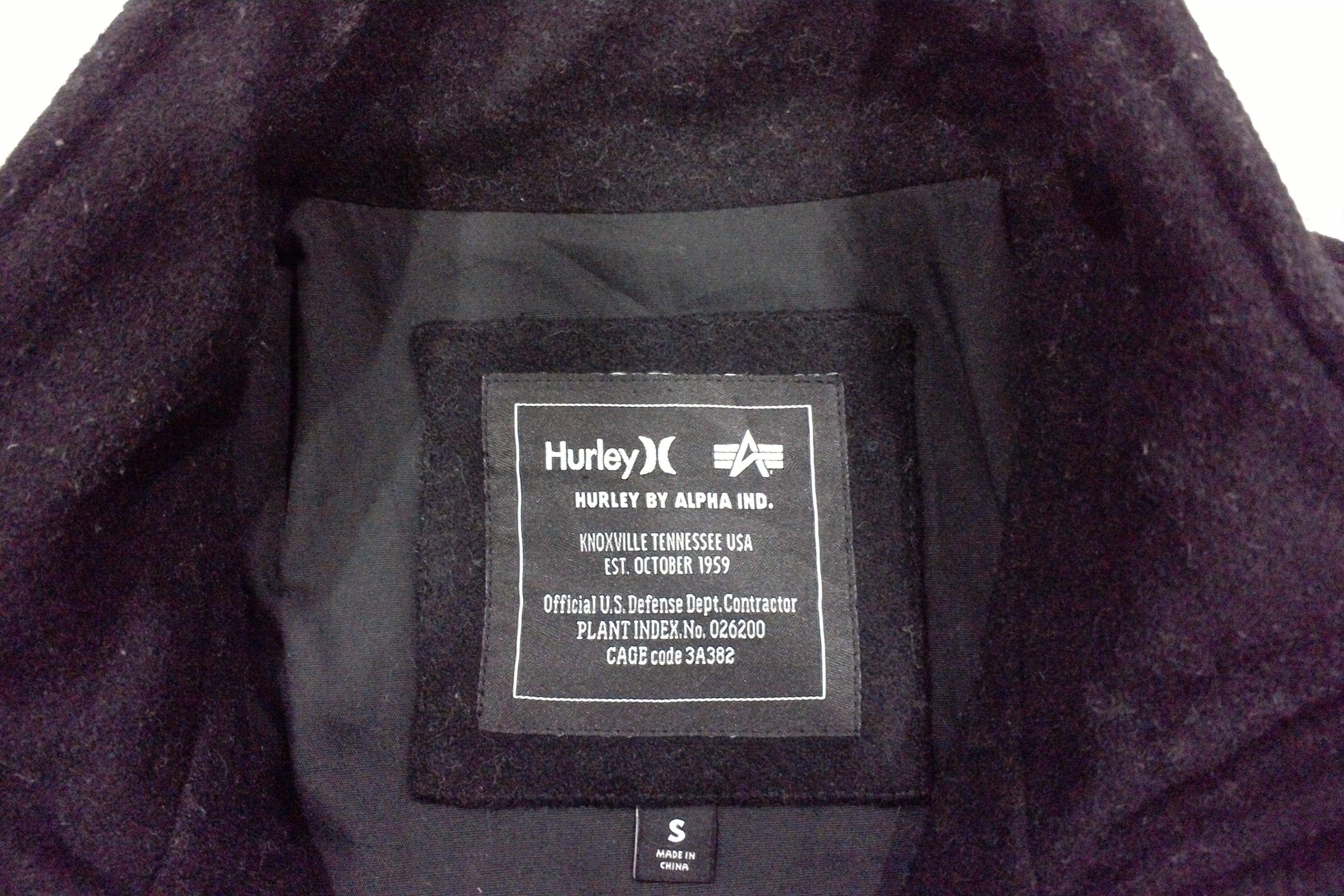 Alpha Industries × Hurley × Japanese Brand Hurley by Alpha Industry Multipocket Wool Jacket Size US S / EU 44-46 / 1 - 3 Thumbnail