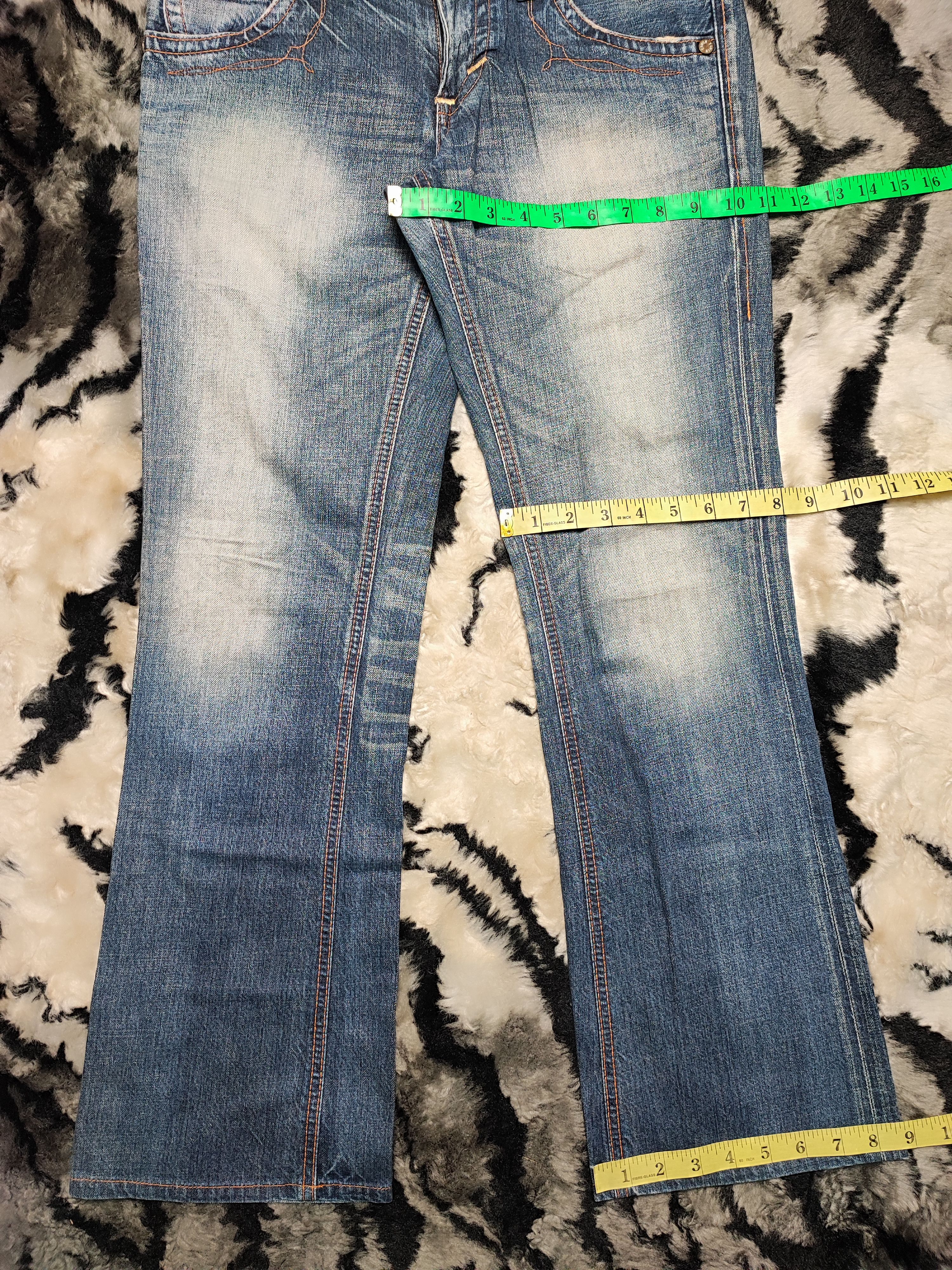 Edwin × If Six Was Nine × Japanese Brand VTG EDWIN 503 BLUE TRIP JEANS VERY RARE Size 31" - 5 Thumbnail