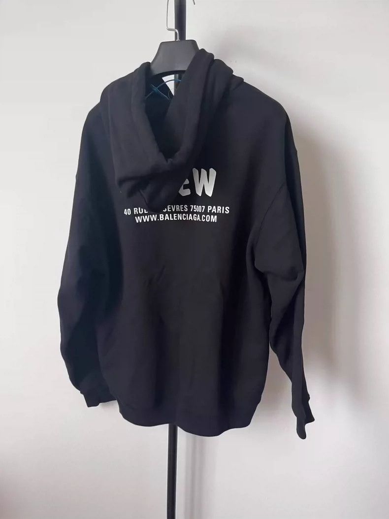 Balenciaga Balenciaga Crew monogrammed hooded sweatshirt Size XS / US 0-2 / IT 36-38 - 2 Thumbnail