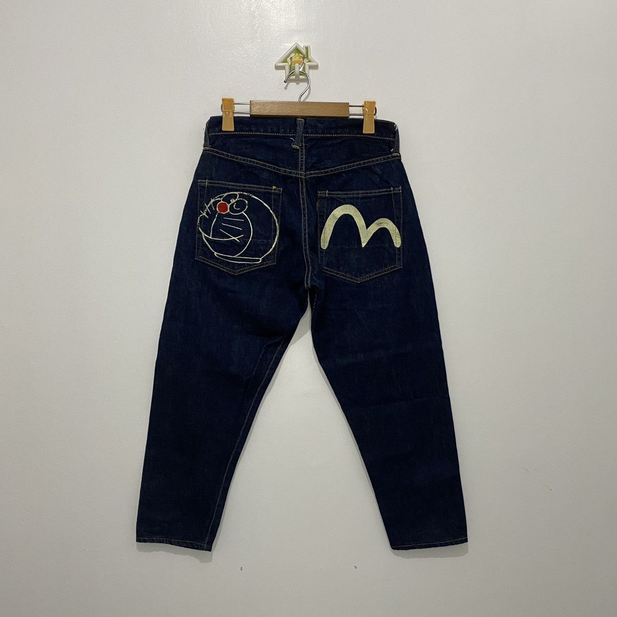 image of Evisu Doreamon Selvedge Jeans in Denim, Men's (Size 30)