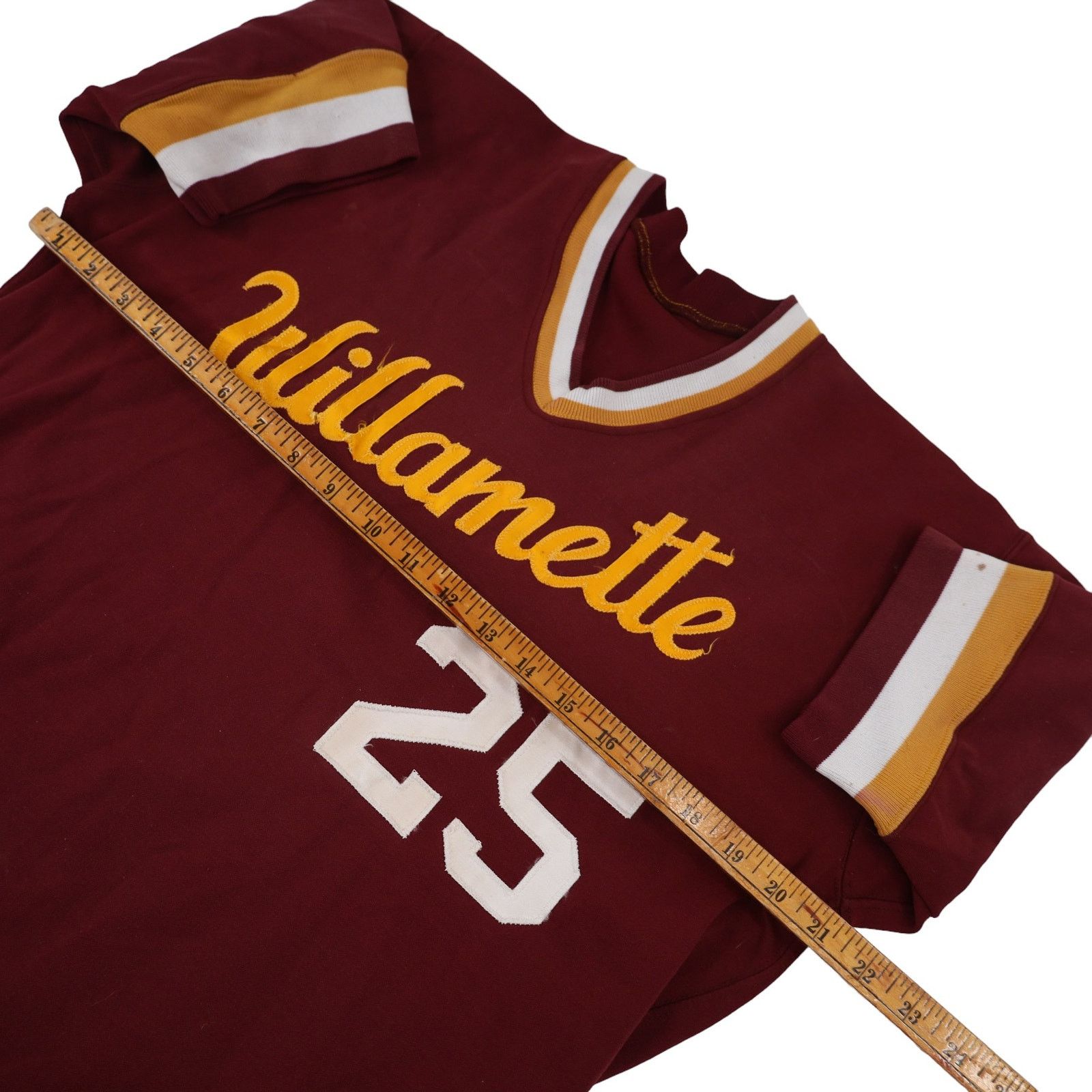 Russell Athletic × Vintage Vintage Russell Athletics Willamette Script All Sewn Jersey Size US L / EU 52-54 / 3 - 8 Thumbnail